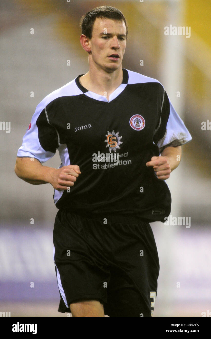 Fußball - npower Football League Two - Rotherham United / Accrington Stanley - Don Valley Stadium. Dean Winnard, Accrington Stanley Stockfoto