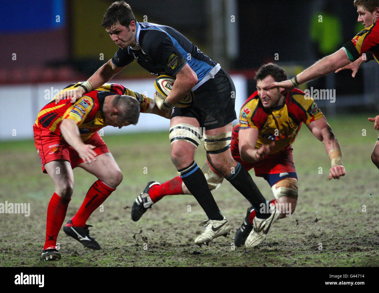 Rugby-Union - Magners League - Glasgow V Newport Gwent Dragons - Firhill Stadium Stockfoto