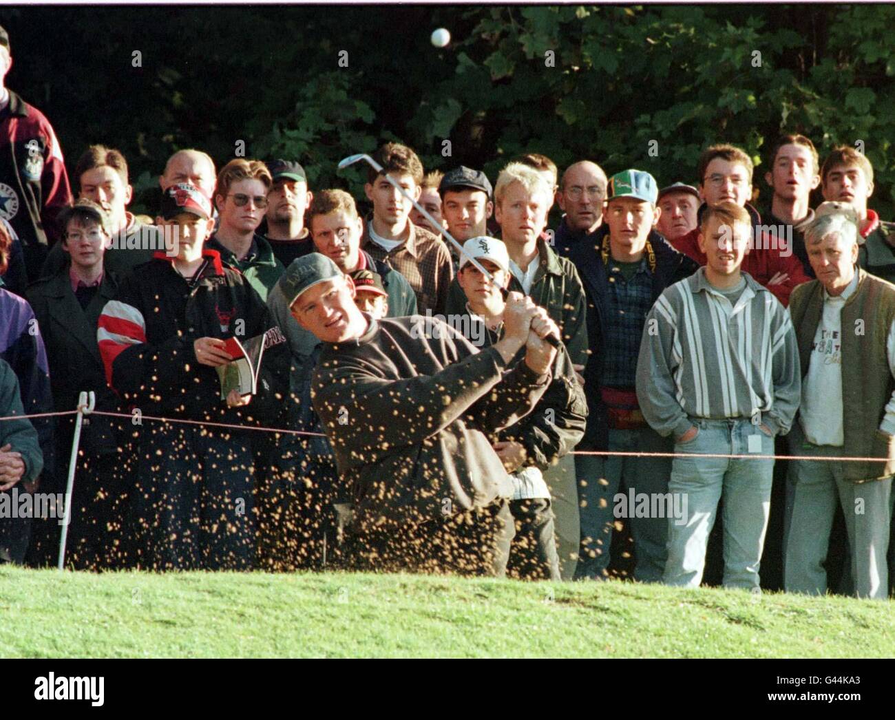 GOLF/Ernie Els/chips Stockfoto