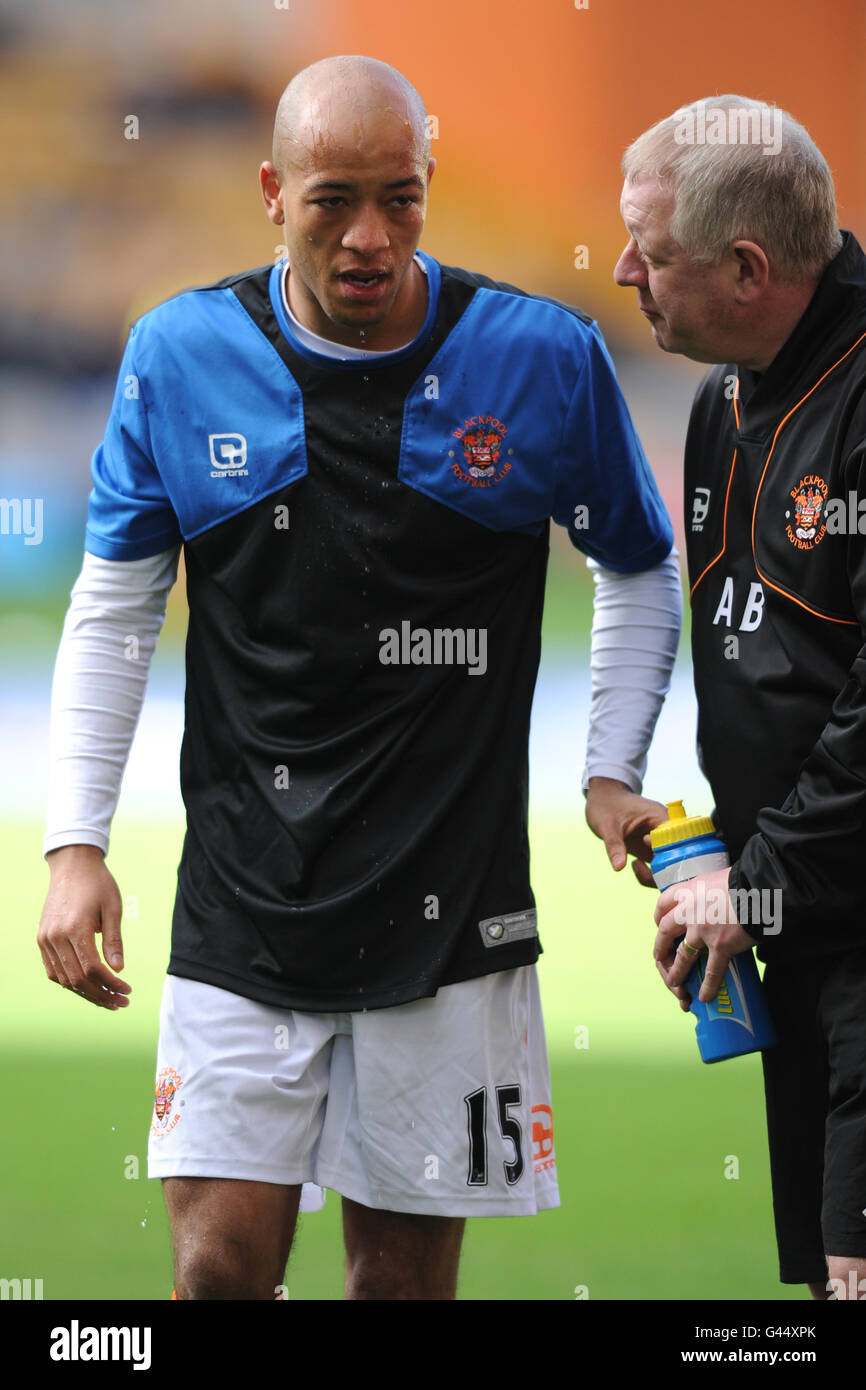 Fußball - Barclays Premier League - Wolverhampton Wanderers V Blackpool - Molineux Stockfoto