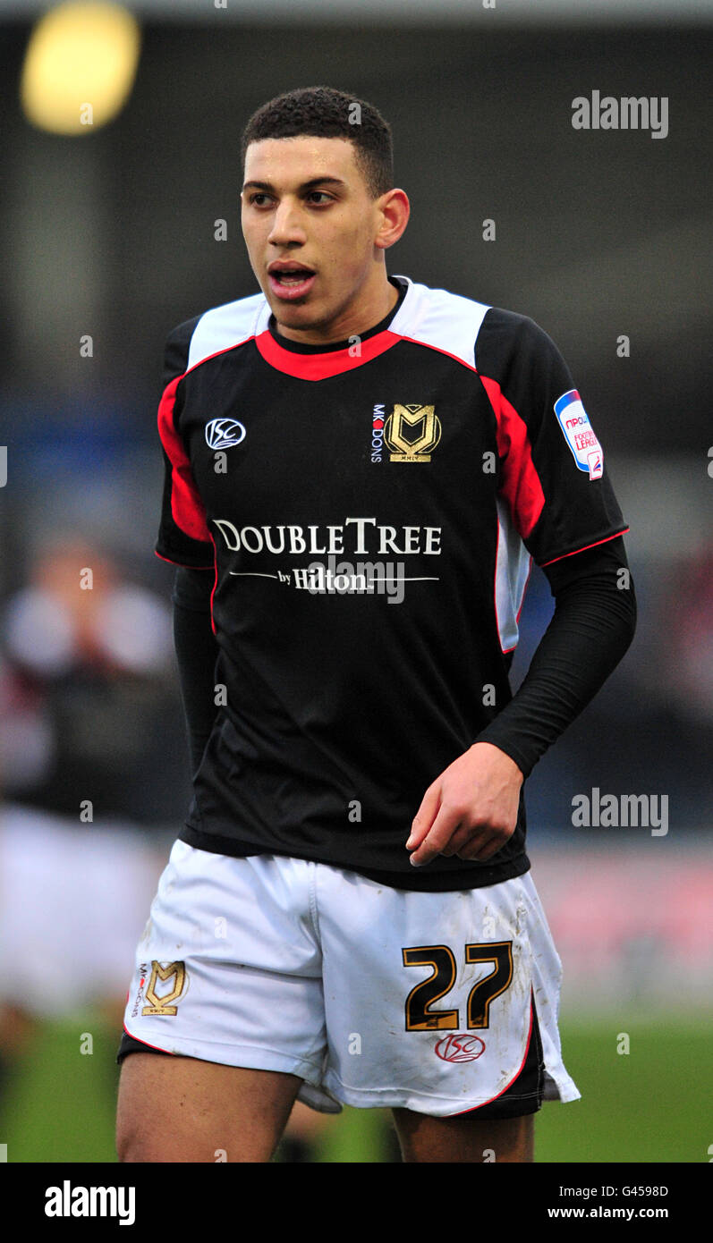 Fußball - Npower Football League One - Hartlepool United V Milton Keynes Dons - Victoria Park Stockfoto