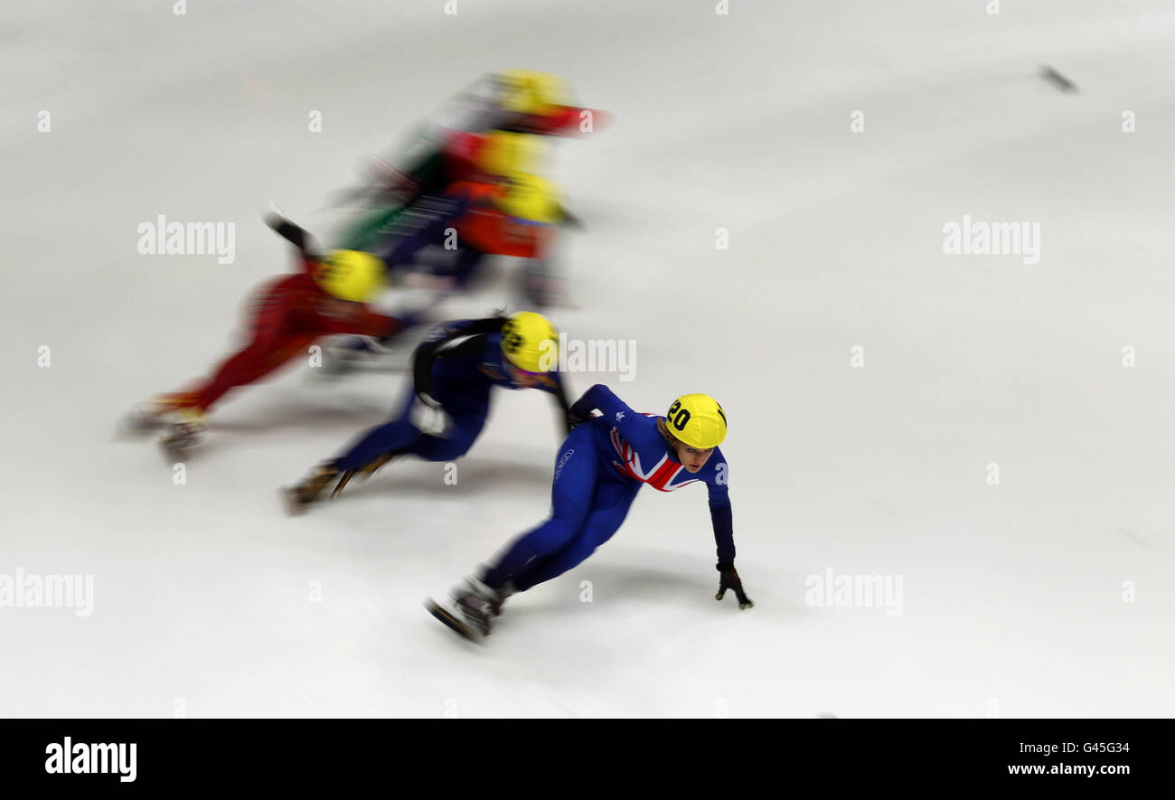 Eisschnelllauf - ISU World Short-Track Eisschnelllauf WM - Tag eins - Hallam FM Arena Stockfoto