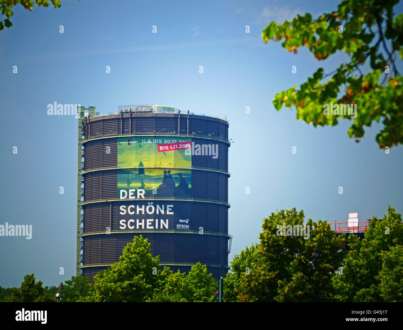 Europa Deutschland NRW Gasometer Ausstellung Stockfoto