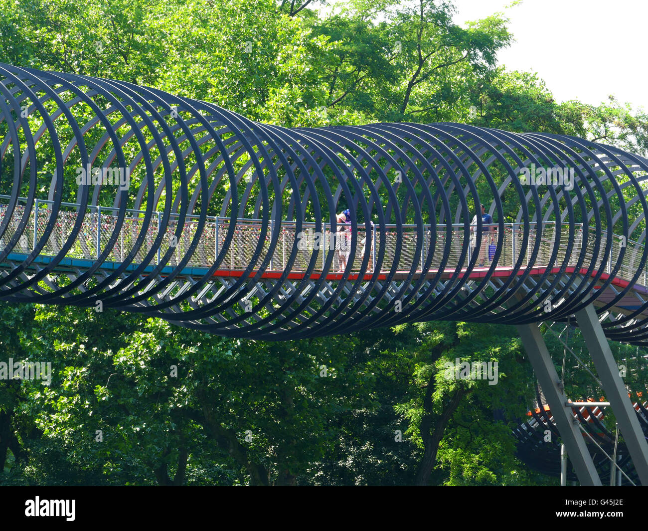 Europa Deutschland NRW Oberhausen Kaisergarten Stockfoto