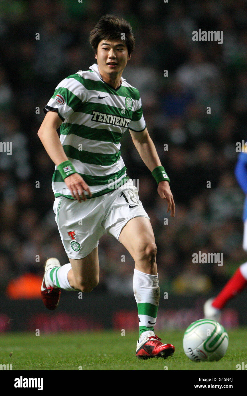 Fußball - Scottish Cup - Fünfte Runde Replay - Celtic gegen Rangers - Celtic Park. Ki Sung-Yeung, Celtic Rangers Stockfoto