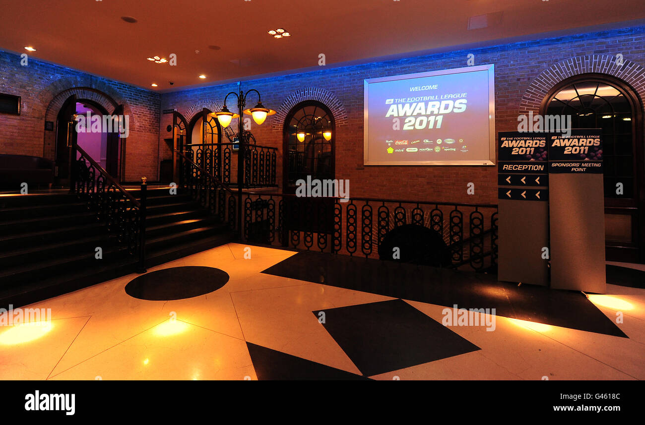 Fußball - Football League Awards 2011 - London. Gesamtansicht der Brauerei vor den Football League Awards 2011 Stockfoto