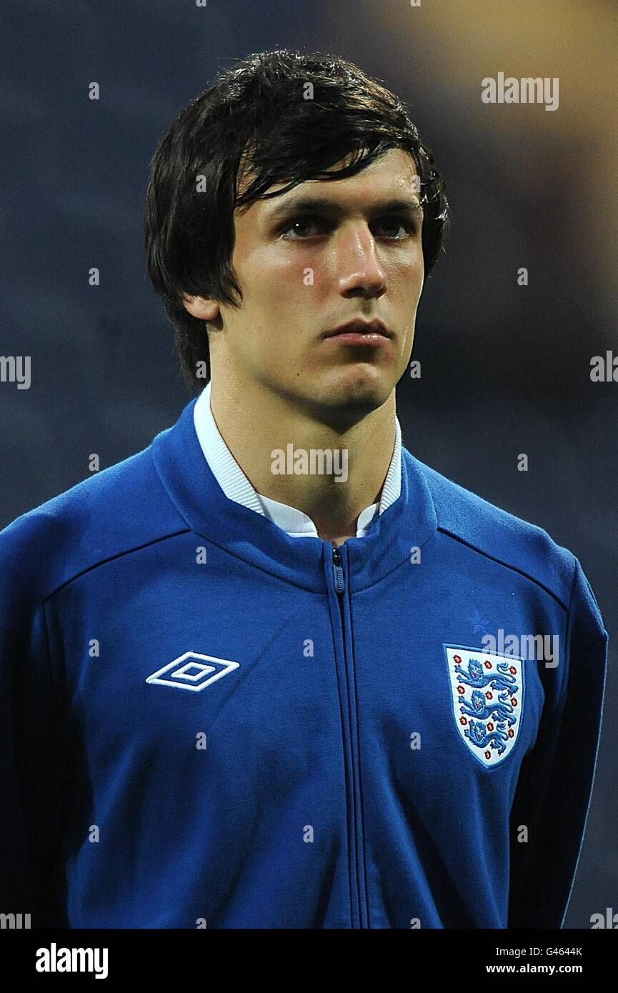 Fußball - unter 21 Internationale Freundschaften - England gegen Island - Deepdale. Jack Cork, England Stockfoto