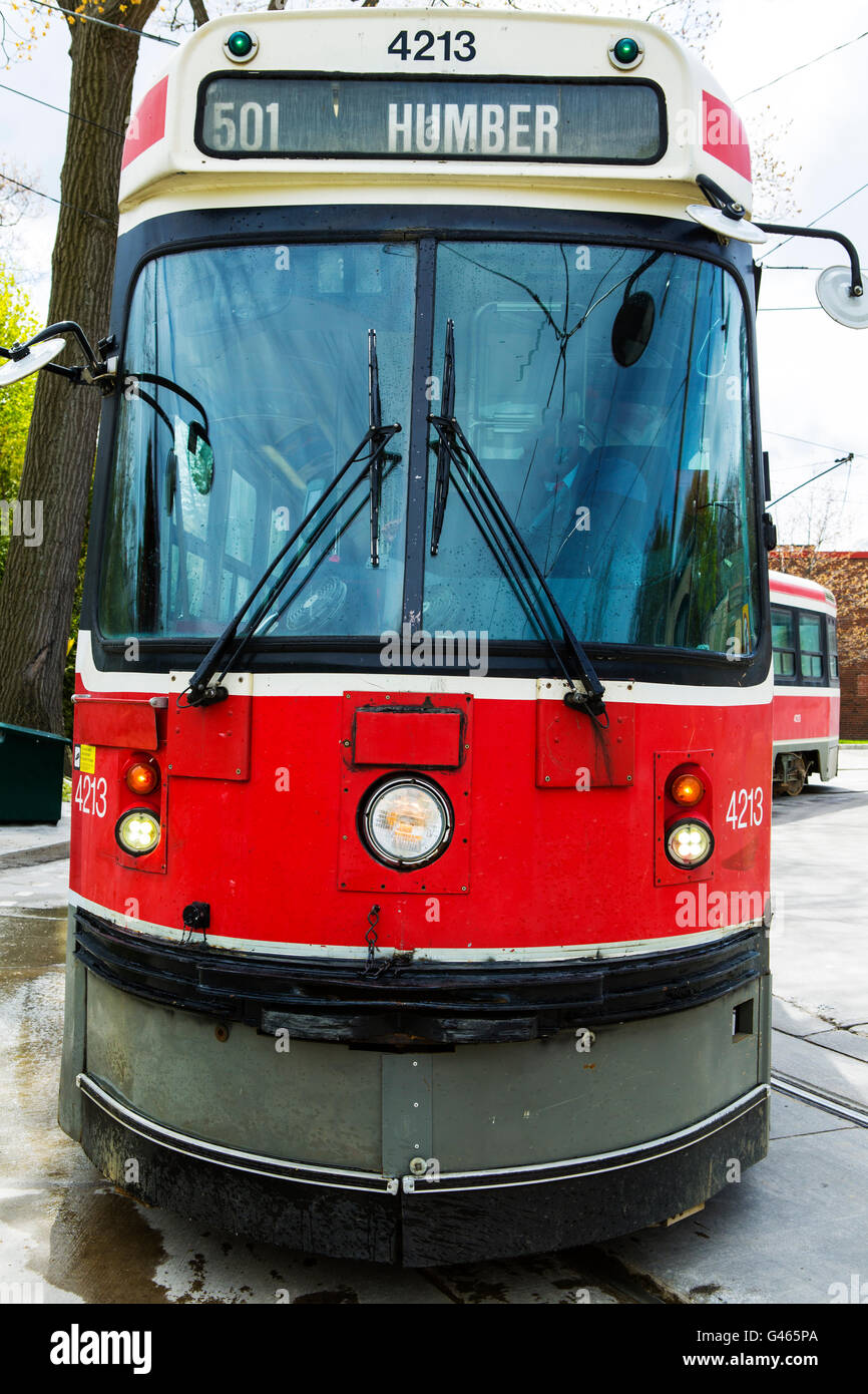 Toronto Transit Commission Streetcar Toronto Ontario Kanada Stockfoto