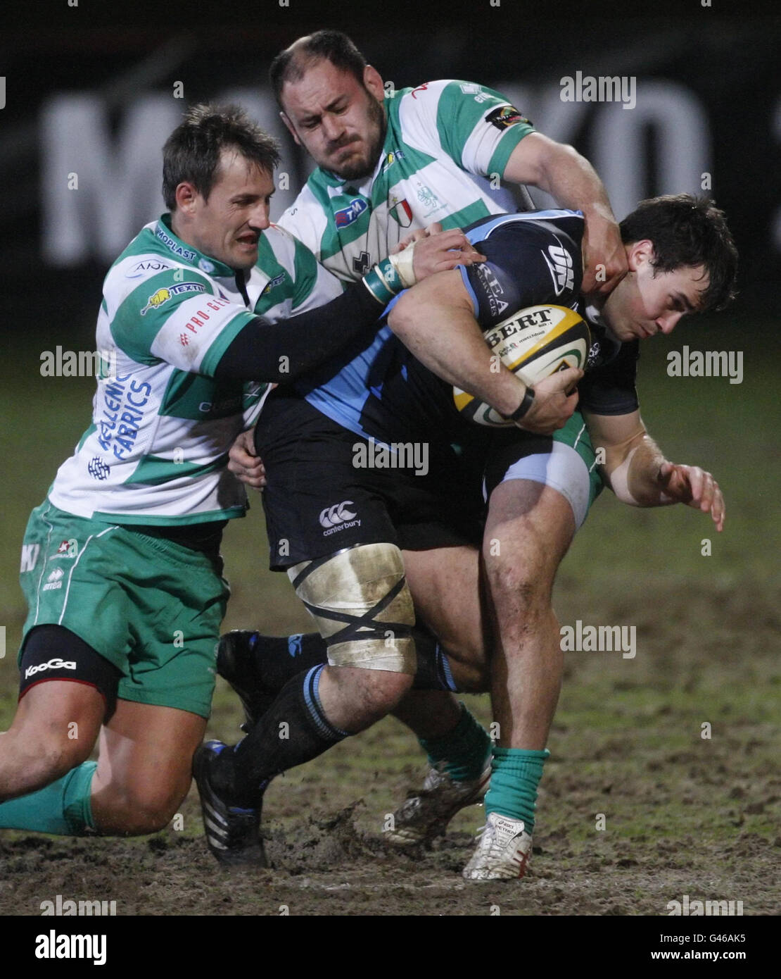 Rugby-Union - Magners League - Glasgow Warriors V Benetton Treviso - Firhill Stadium Stockfoto