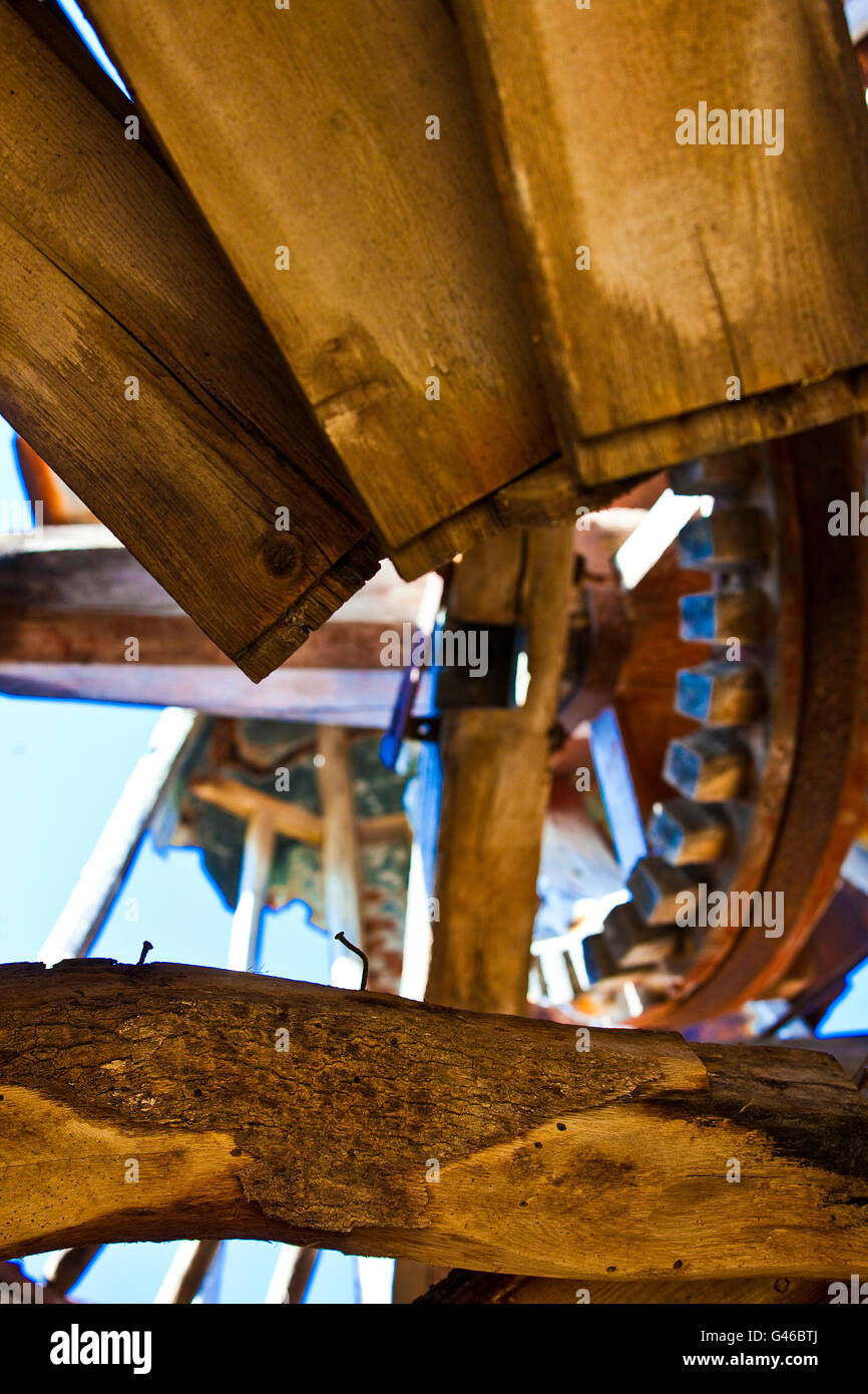 Mulino einen Vento, Windmühle, Trapani Sizilien, Italien, Mittelmeer Stockfoto