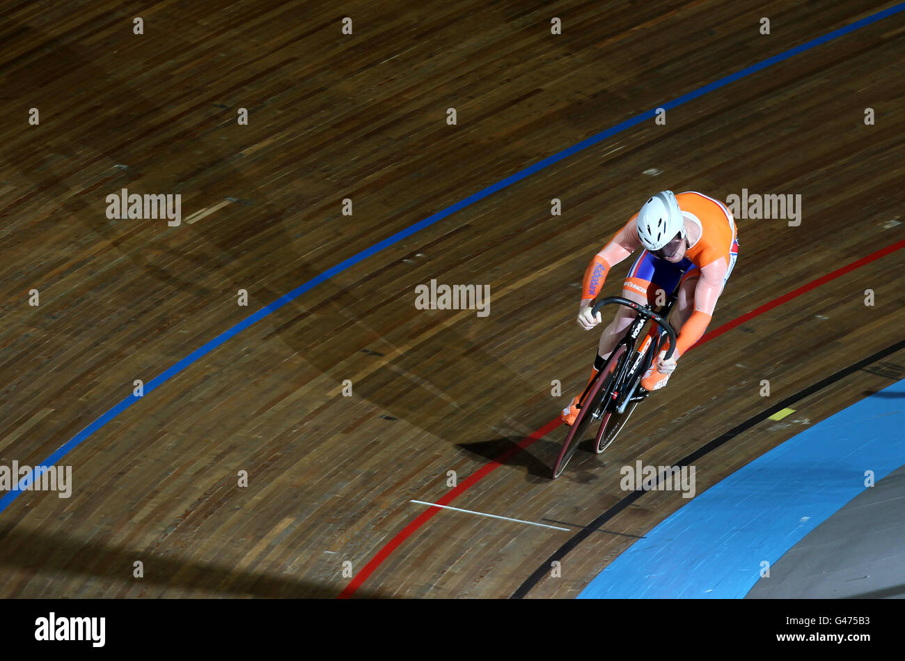 Radfahren - UCI-Bahn-Weltmeisterschaften 2011 - Tag zwei - Omnisport. Roy Van Den Berg aus Holland Stockfoto