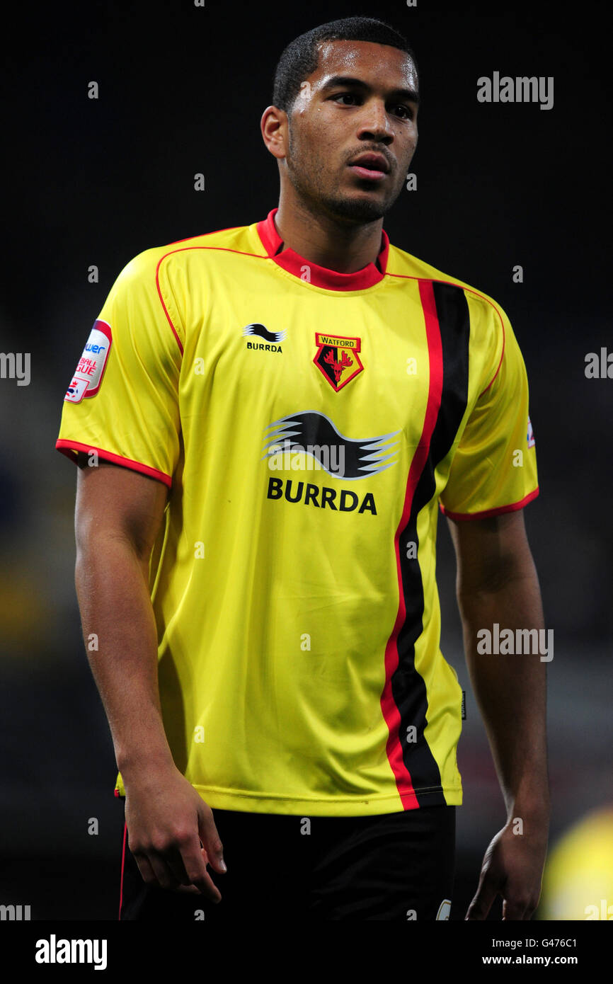 Fußball - npower Football League Championship - Ipswich Town / Watford - Portman Road. Adrian Mariappa, Watford Stockfoto