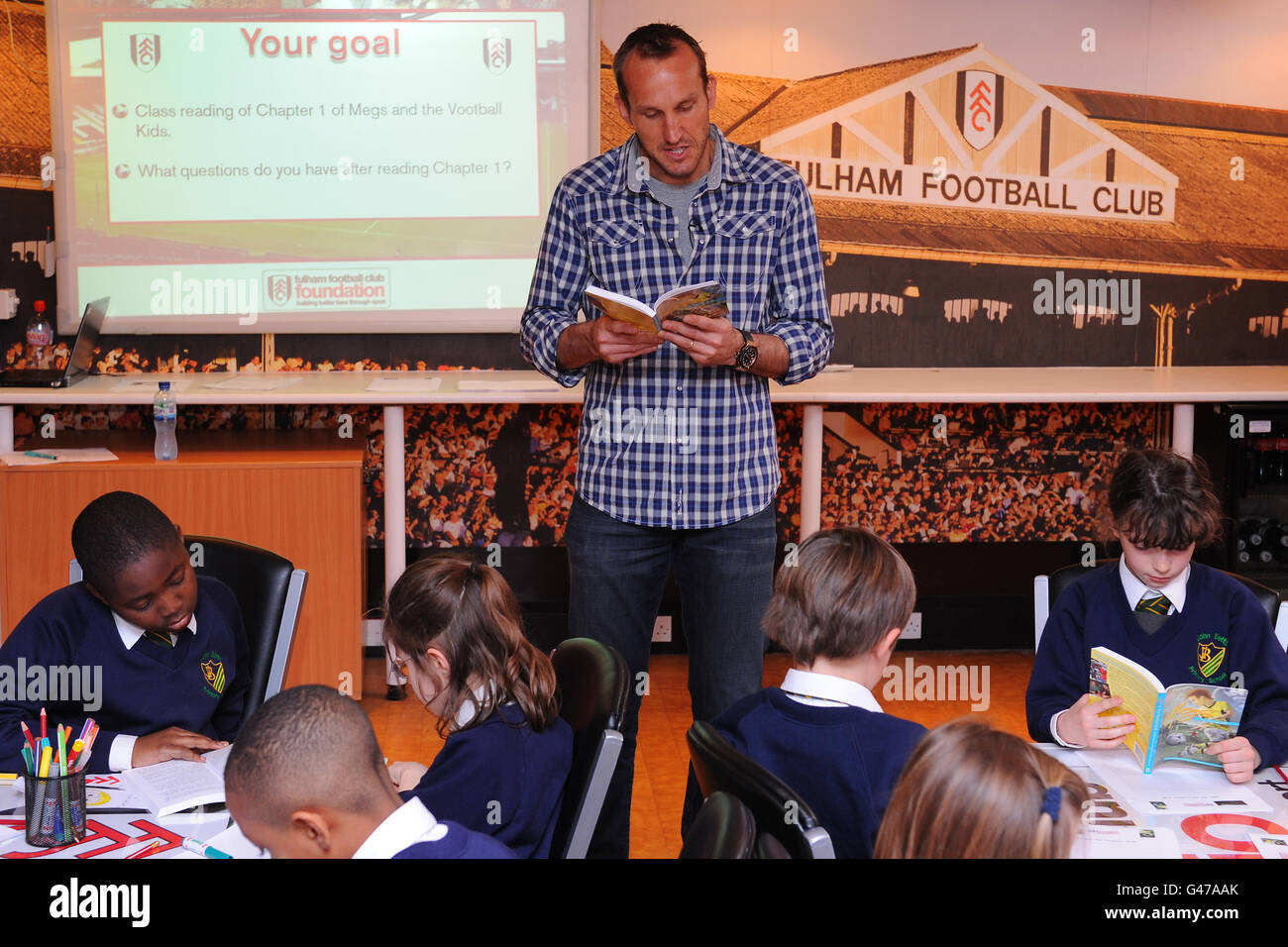 Fußball - Fulham Stiftung Event - Craven Cottage Stockfoto