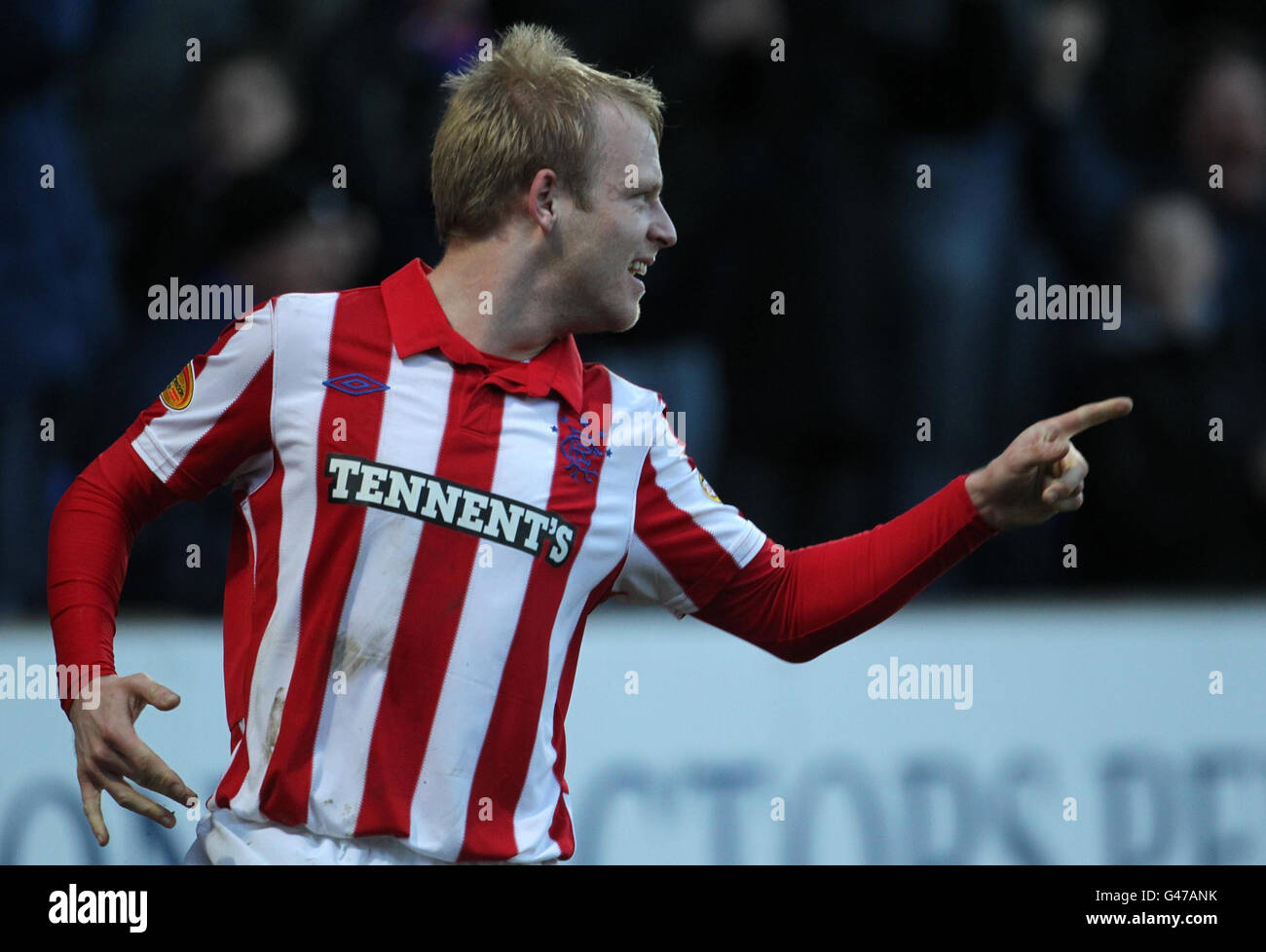 Fußball - Clydesdale Bank Scottish Premier League - St Johnstone V Rangers - McDiarmid Park Stockfoto