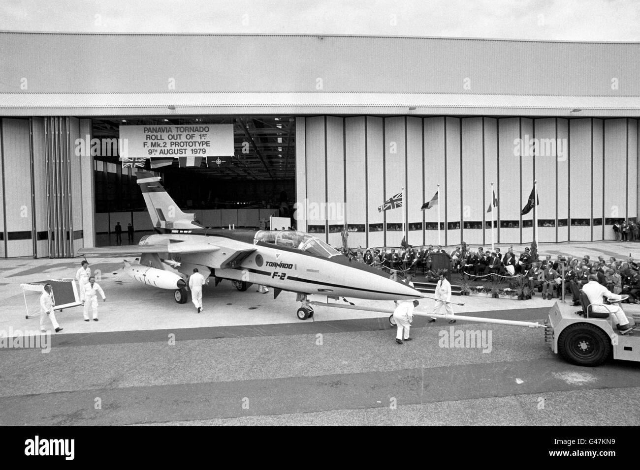 Kriege und Konflikte - Jagdflugzeug - Tornado F2 - British Aerospace, Warton Stockfoto