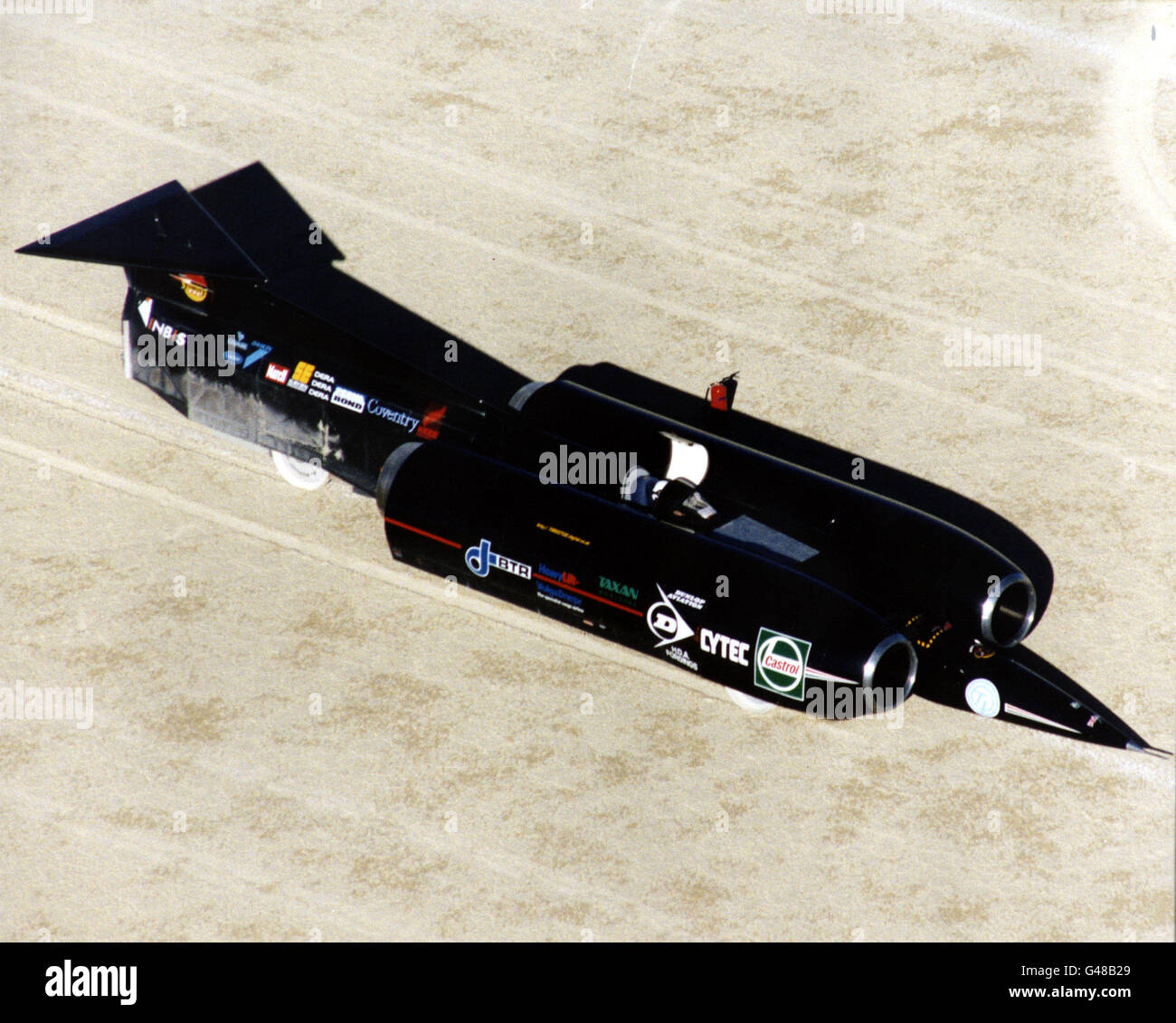 Das von RAF Tornado Pilot Squadron Leader Andy Green angetriebene