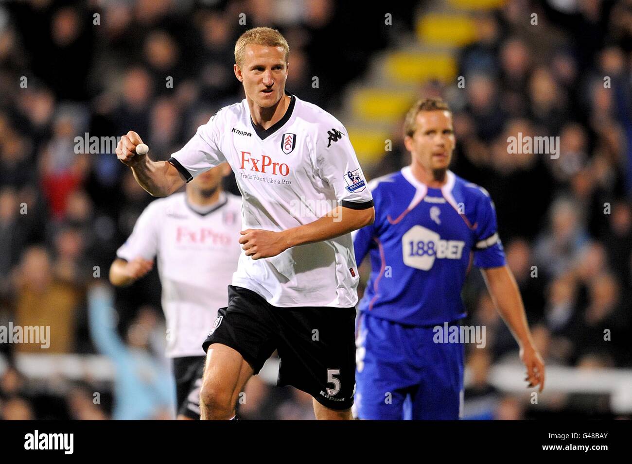 Fußball - Barclays Premier League - Fulham V Bolton Wanderers - Craven Cottage Stockfoto