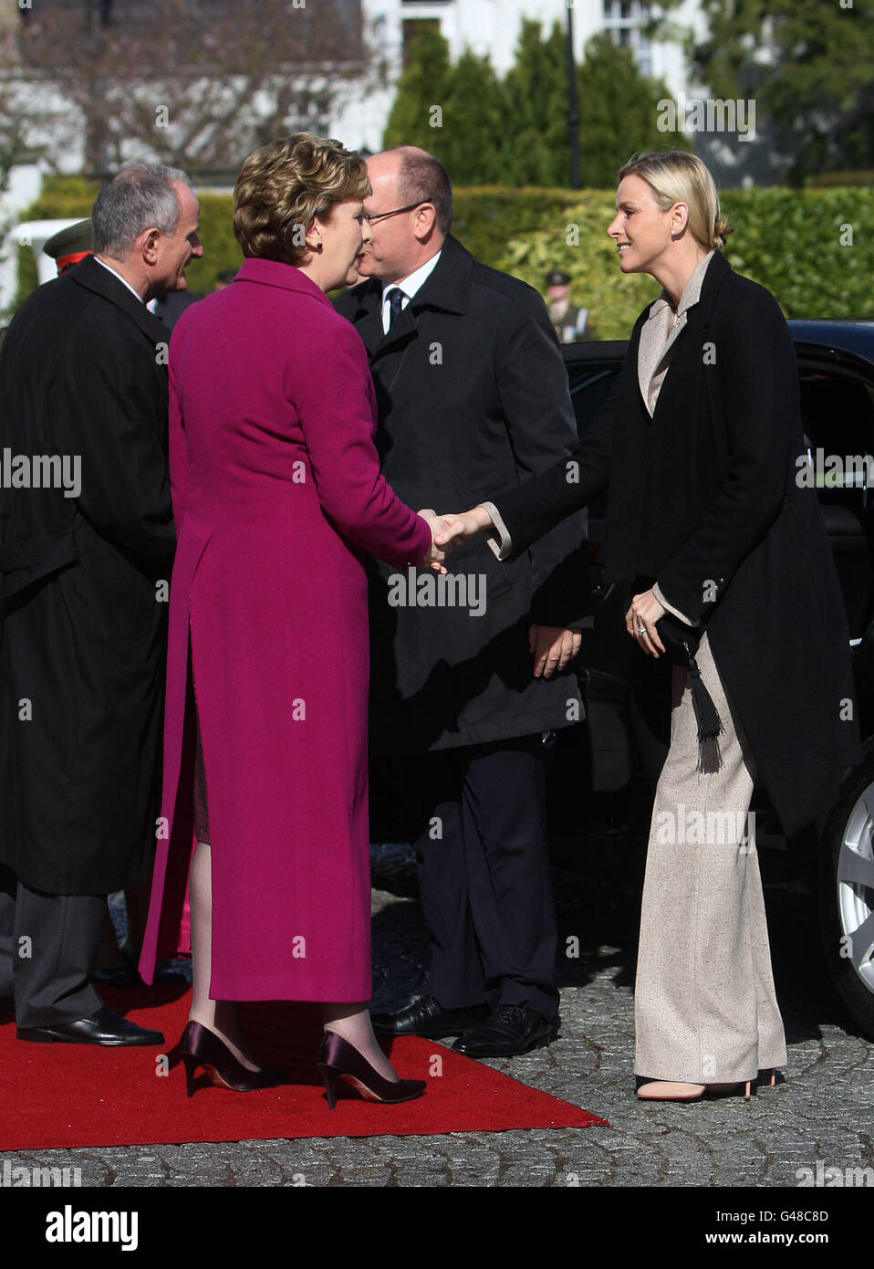 Prinz Albert II von Monaco besucht Irland Stockfoto