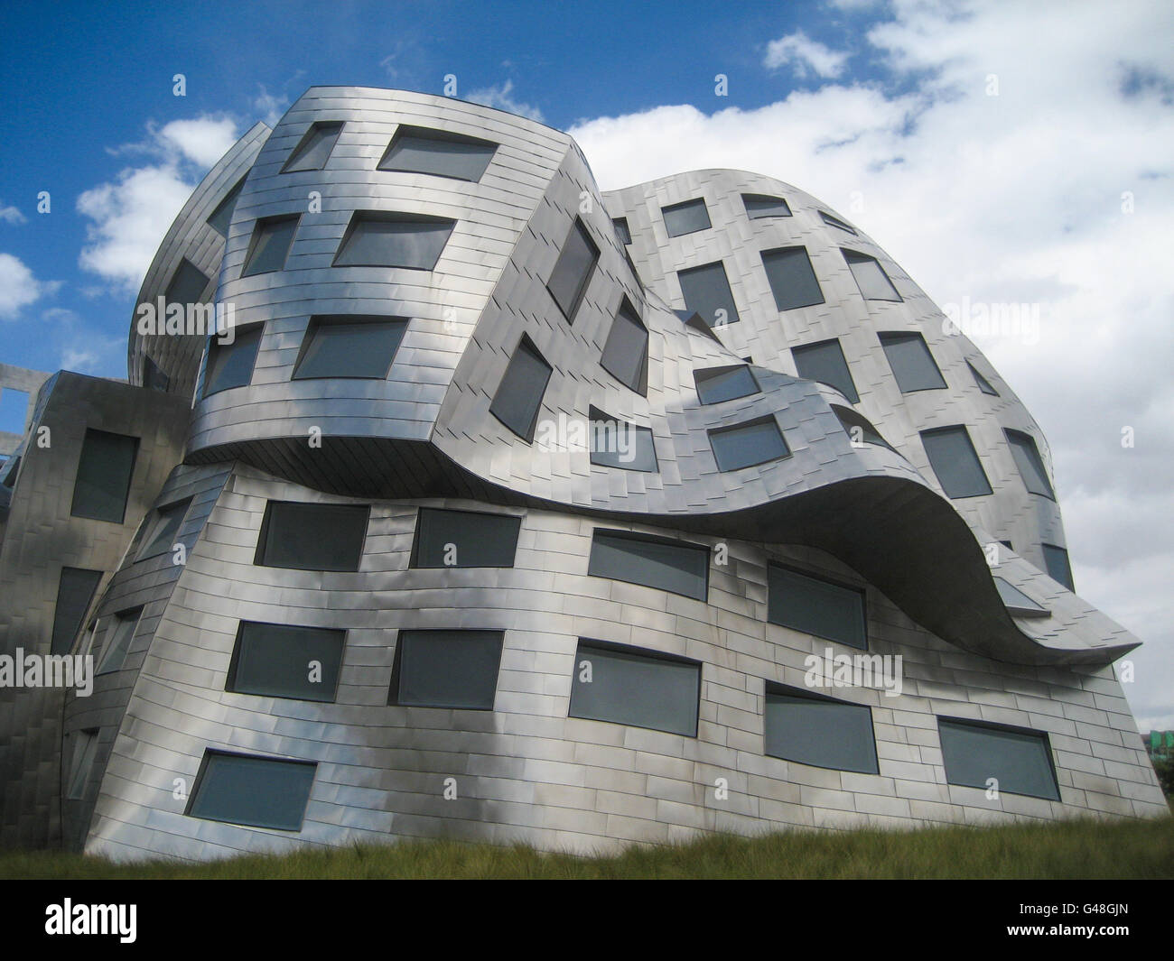 Der schmelzende Gebäudefassade des Lou Ruvo Center für die Gesundheit des Gehirns in der Nähe von Las Vegas, Nevada Stockfoto