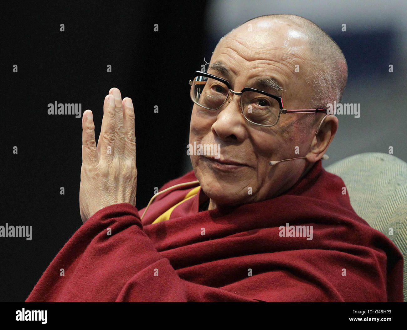 Tibets spiritueller Führer, der Dalai Lama, hält an der Universität Limerick eine Rede zum Thema 