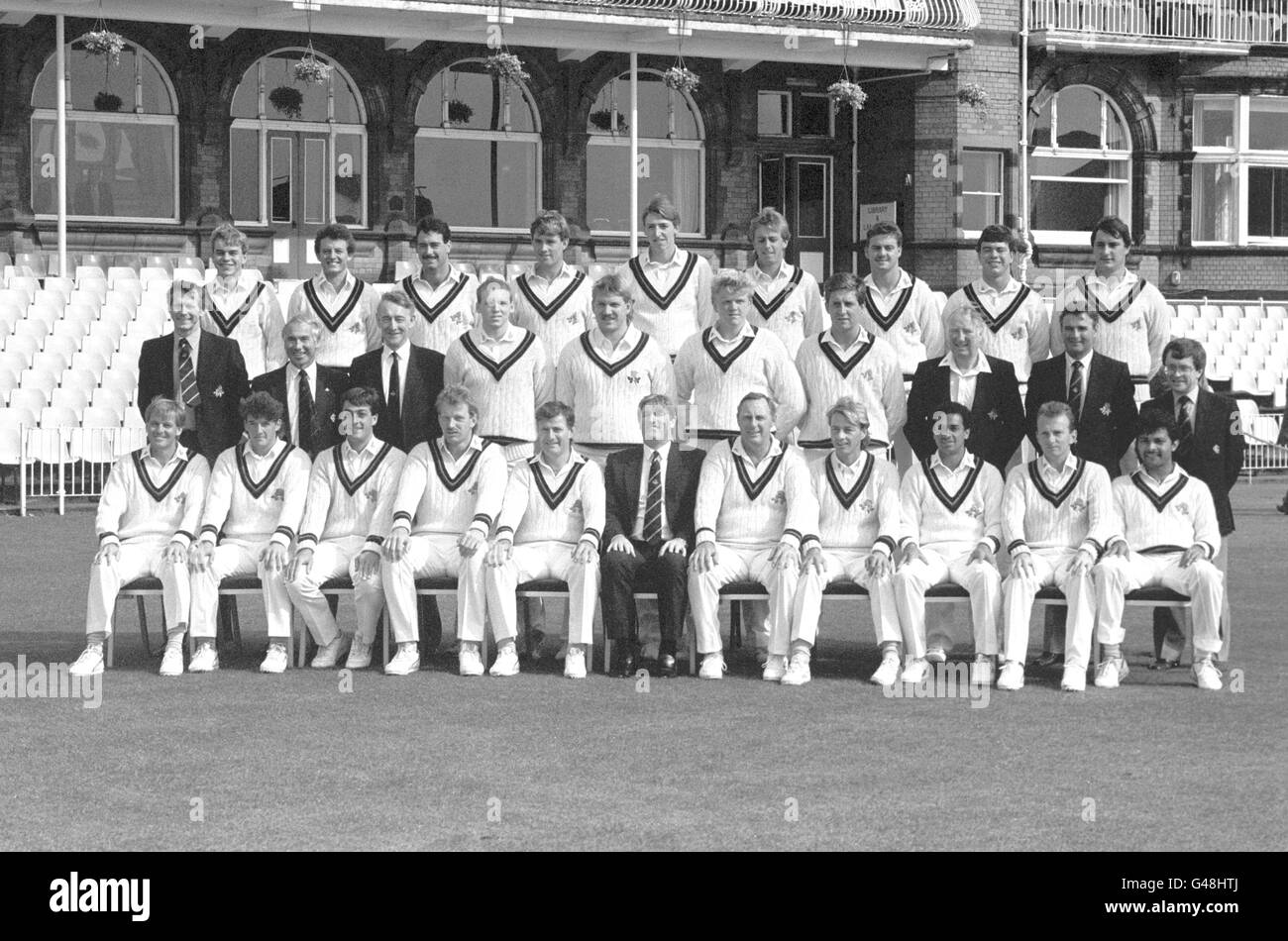 Old Trafford Cricket - Lancashire CCC Photocall- Stockfoto