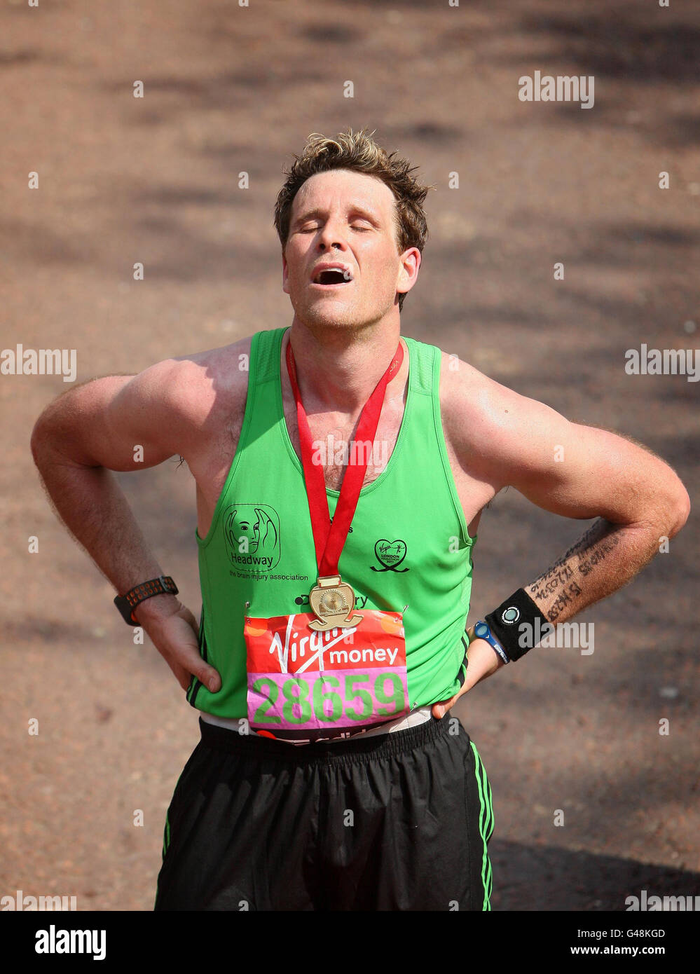 Leichtathletik - 31. Virgin London Marathon Stockfoto