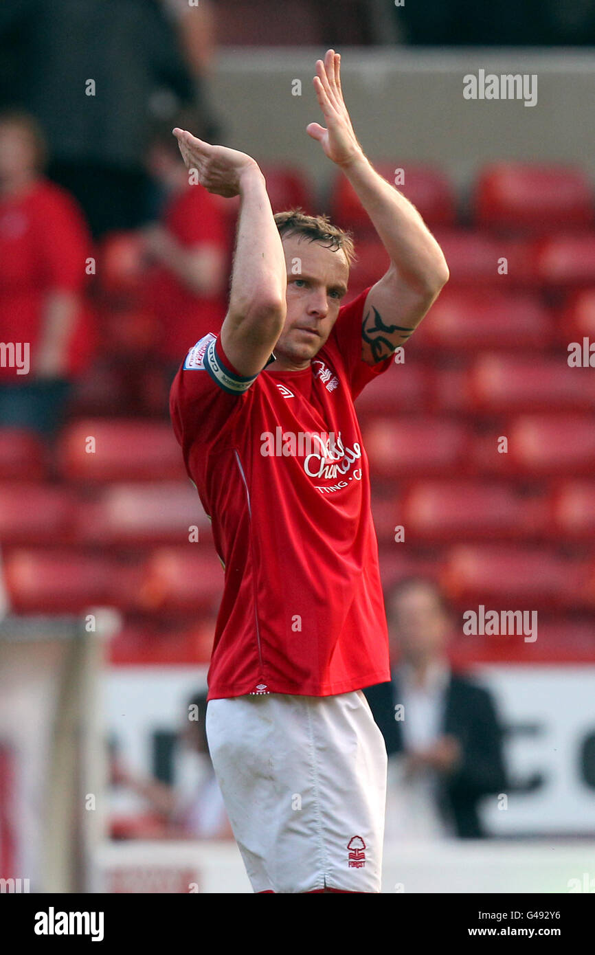 Fußball - npower Football League Championship - Nottingham Forest / Leicester City - City Ground. Paul McKenna, Nottingham Forest Stockfoto