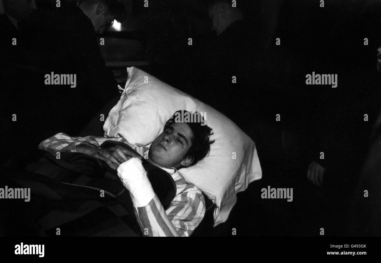 PA Nachricht Foto 32389-1 17/11/52 Cristopher Craig, den Mord an einem Polizisten angeklagt wurde Stockfoto