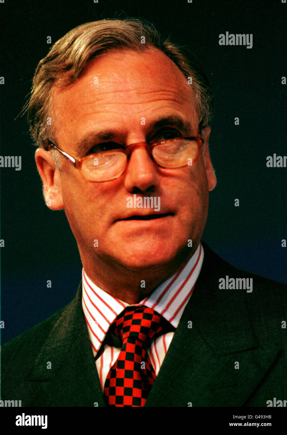PA NEWS FOTO 7/10/97 Lord MacKay Tory Sprecher der Vorderbank In den Lords Stockfoto