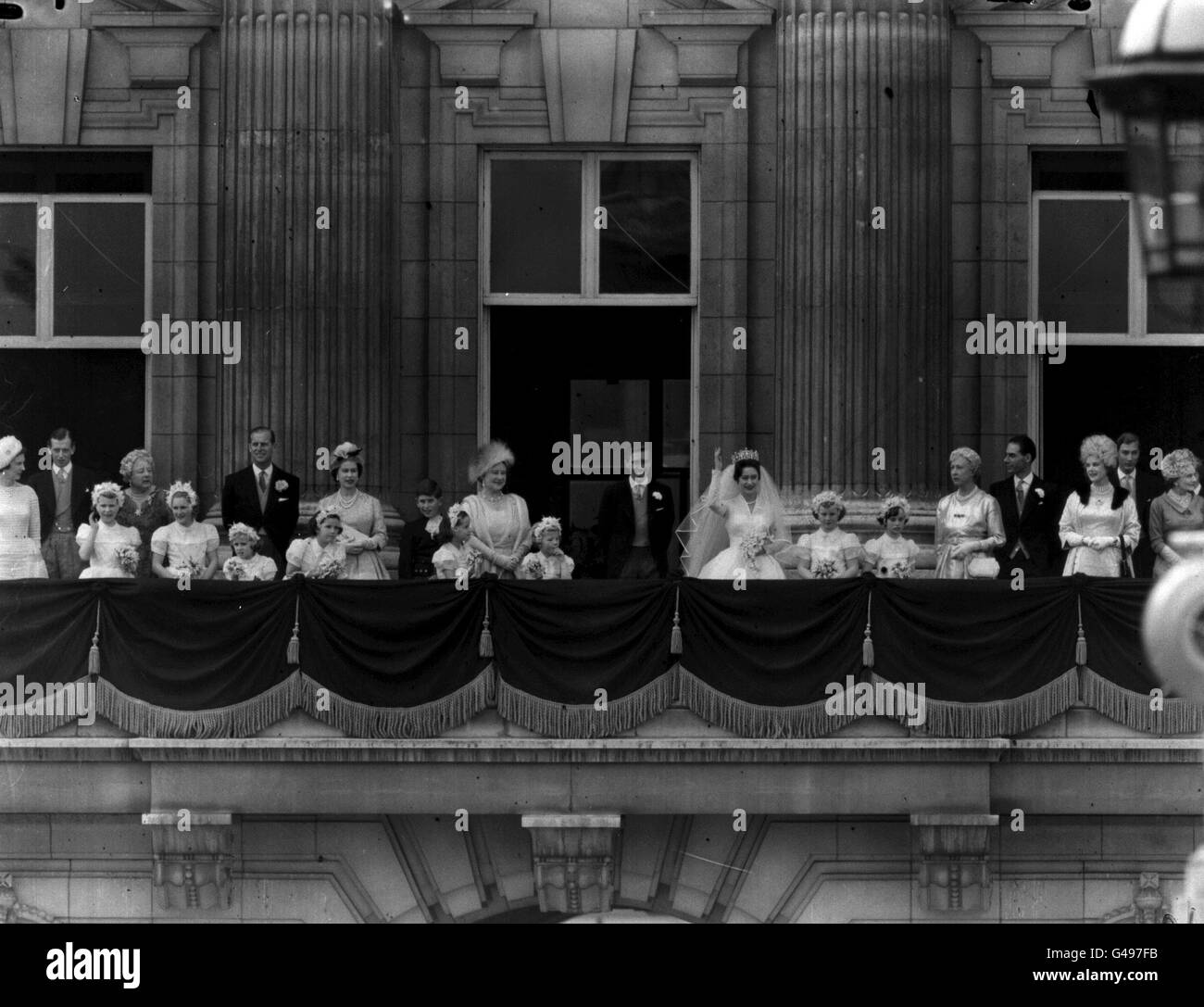 Royalty - Prinzessin Margaret und Antony Armstrong-Jones Hochzeit - London Stockfoto