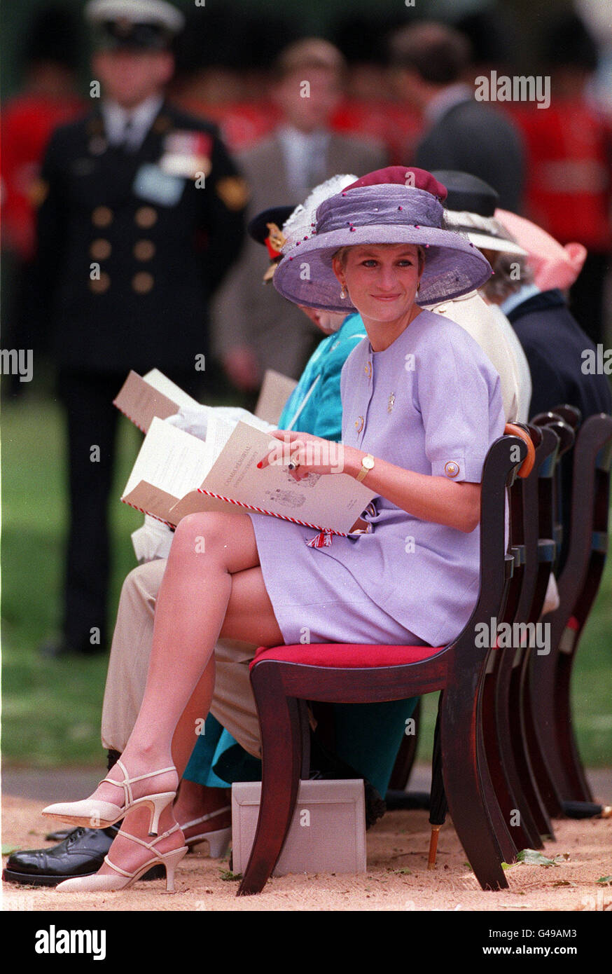 Prinzessin Diana in Green Park - London Stockfoto