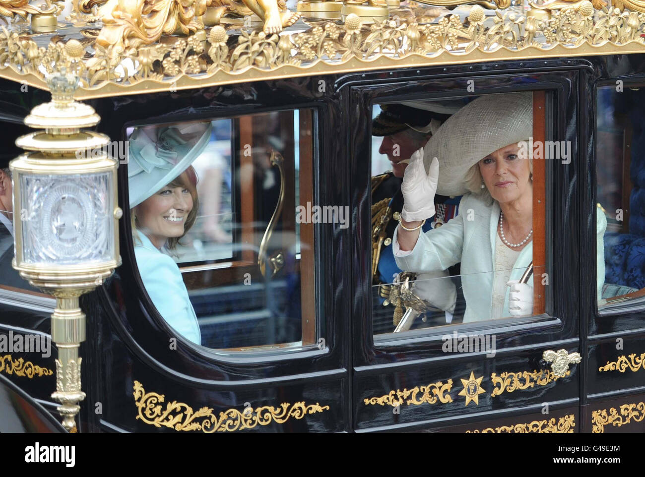 Die königliche Hochzeit Stockfoto