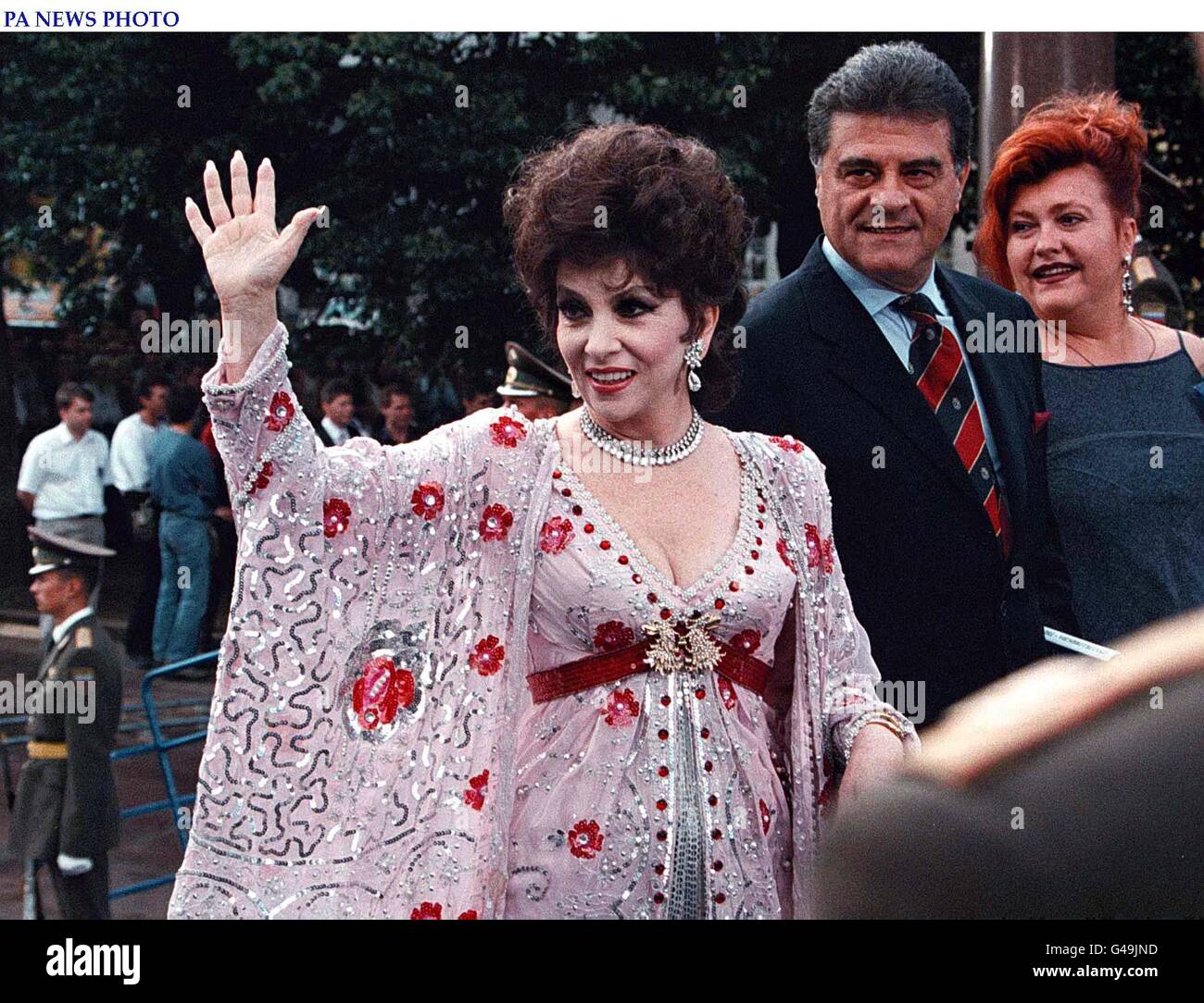 Italian Movie Star Gina Lollobrigida Stockfotos und ...