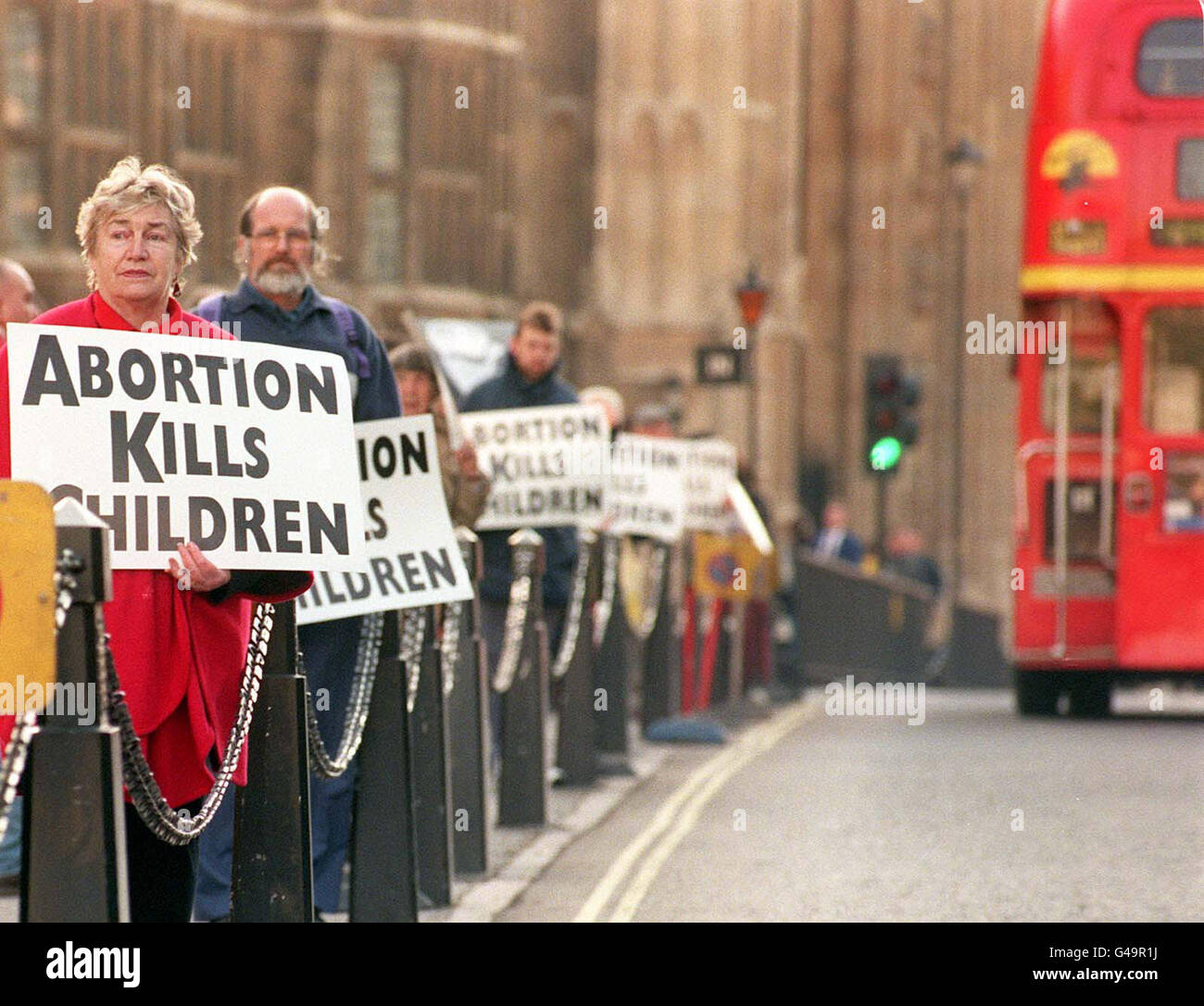 Abtreibung Protest Stockfoto