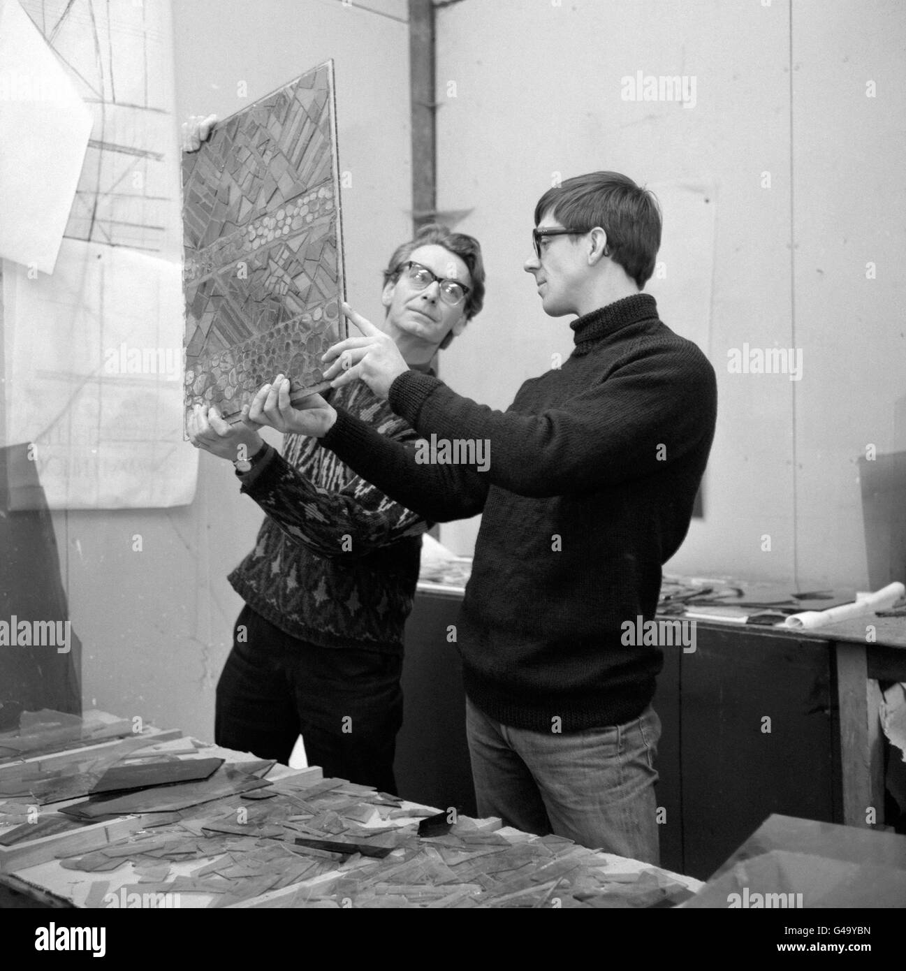 Kunst und Design - John Hayward - Prickloves Bauernhaus, Bletchingley, Surrey Stockfoto