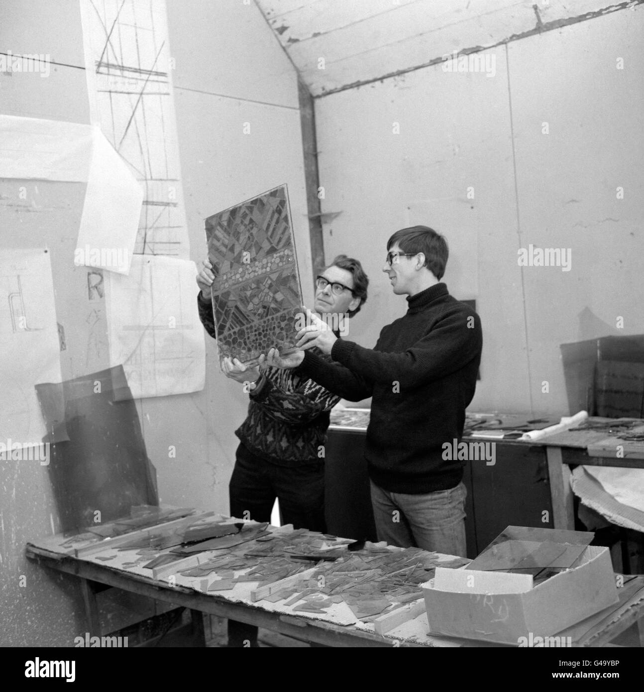 Kunst und Design - John Hayward - Prickloves Bauernhaus, Bletchingley, Surrey Stockfoto