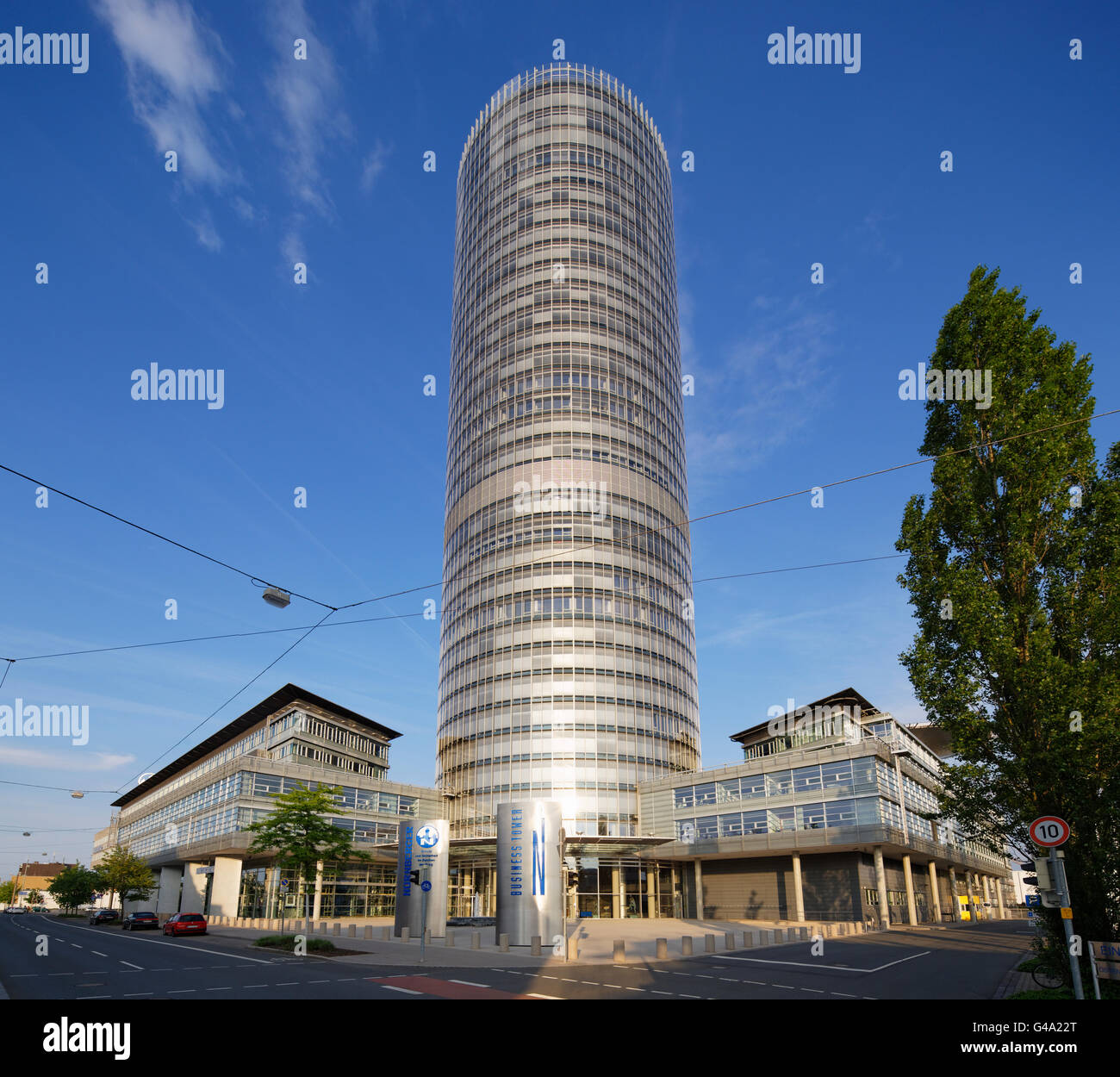 Business Tower der Nürnberger Versicherung, Nürnberg, Middle Franconia, Franken, Bayern, Deutschland Stockfoto