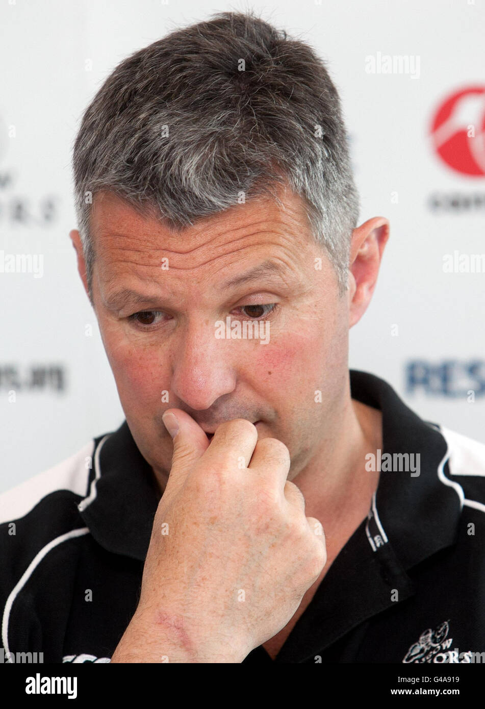 Rugby-Union - Glasgow Warriors Team Ankündigung - Scotstoun Sport-Komplex Stockfoto