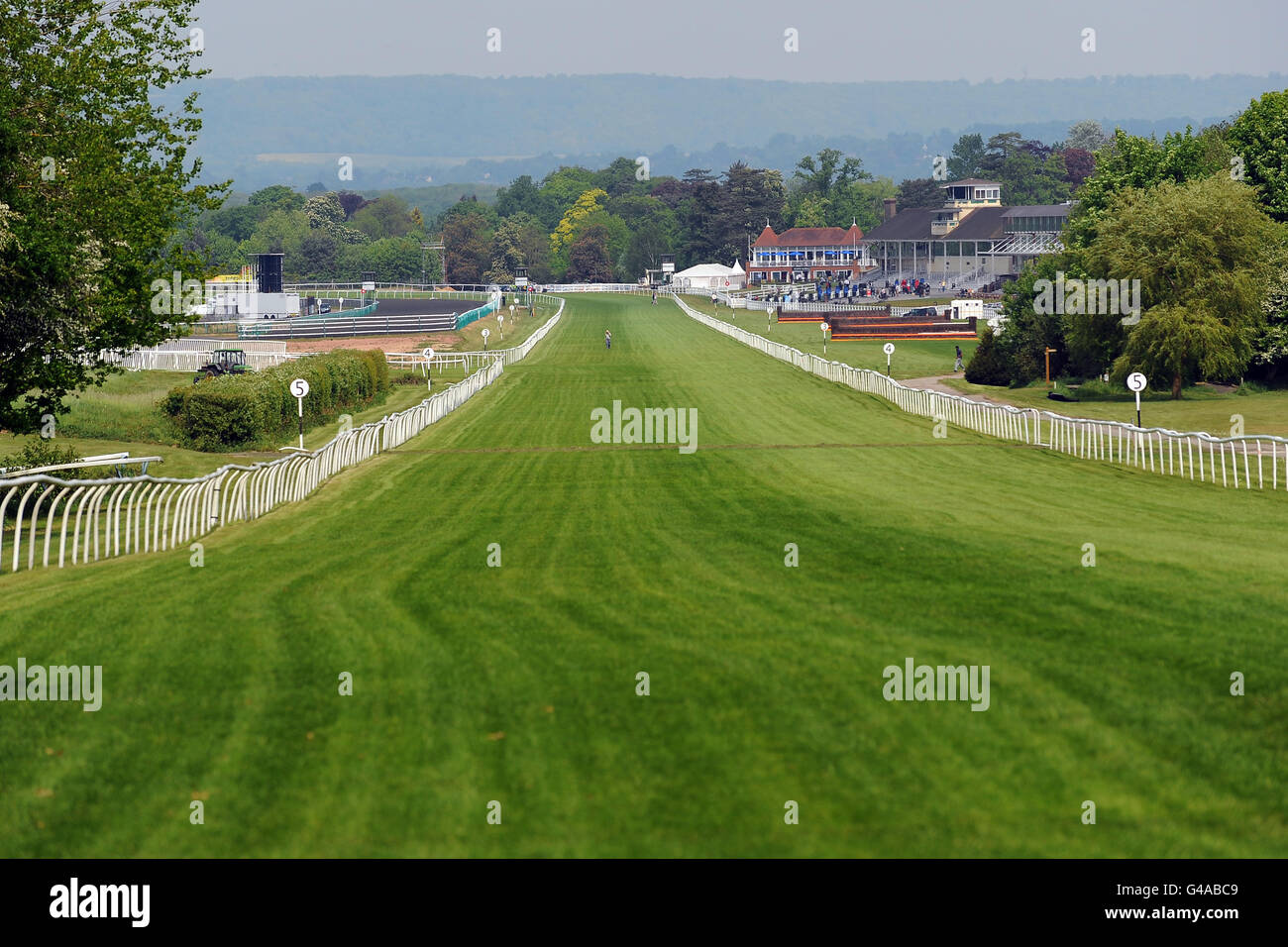 Pferderennen Sie - totesport.com Derby-Schnuppertag - Lingfield Park Stockfoto