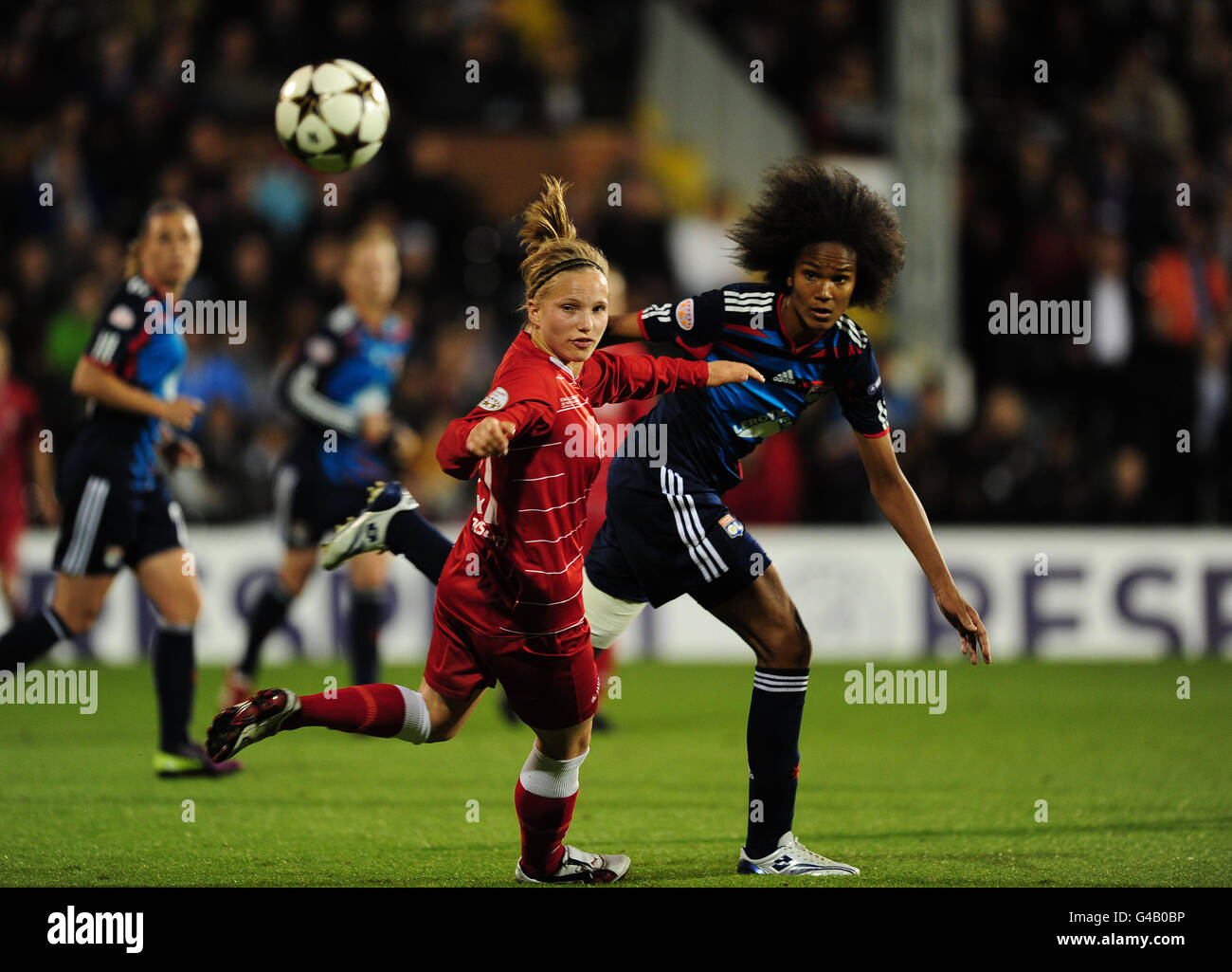 Fußball - UEFA Womens Champions League - Finale - Olympique Lyonnais V FFC Turbine Potsdam - Craven Cottage Stockfoto