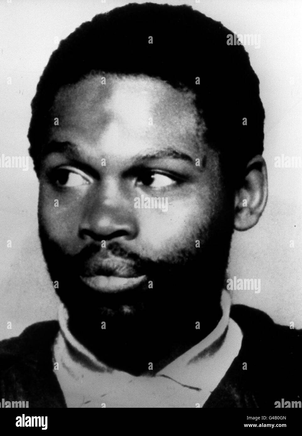 PA-NEWS FOTO-30.03.90 EINER VON DEN "M25 BANDE" RANDOLPH JOHNSON (25) GEFANGENGESETZT FÜR DAS LEBEN IM OLD BAILEY IN LONDON HEUTE FÜR EINE REIHE VON STRAFTATEN ZU BEGEHEN. Stockfoto