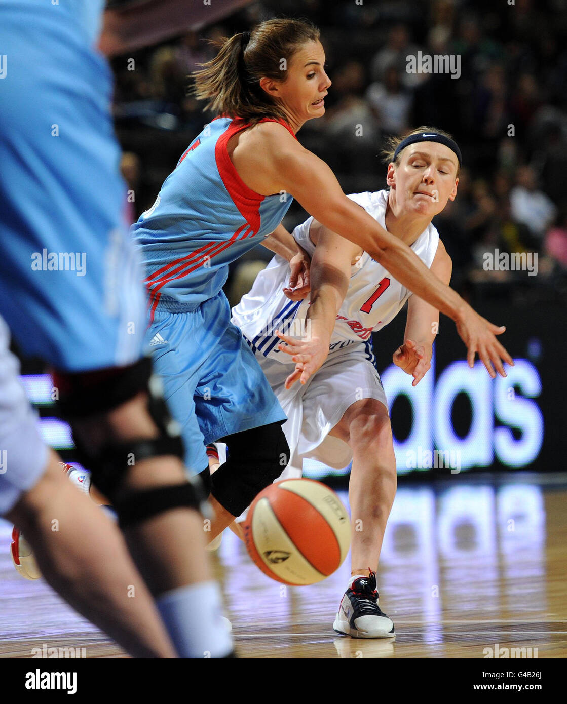 Basketball - Live WNBA - Großbritannien V Atlanta Dream - MEN Arena Stockfoto