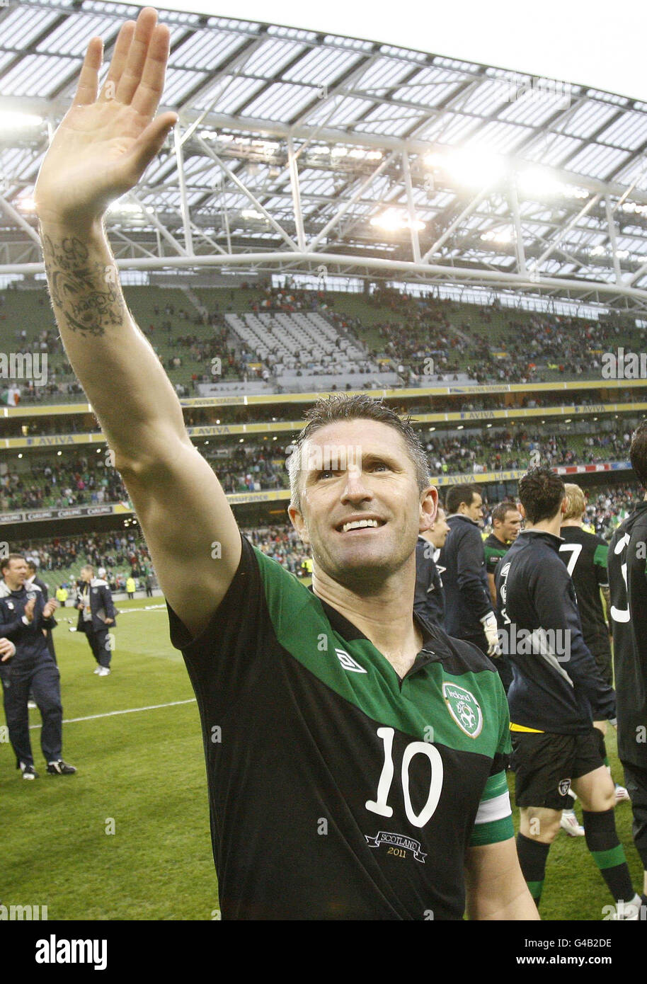 Fußball - Nation-Schale - Republik Irland V Schottland - Aviva Stadium Stockfoto