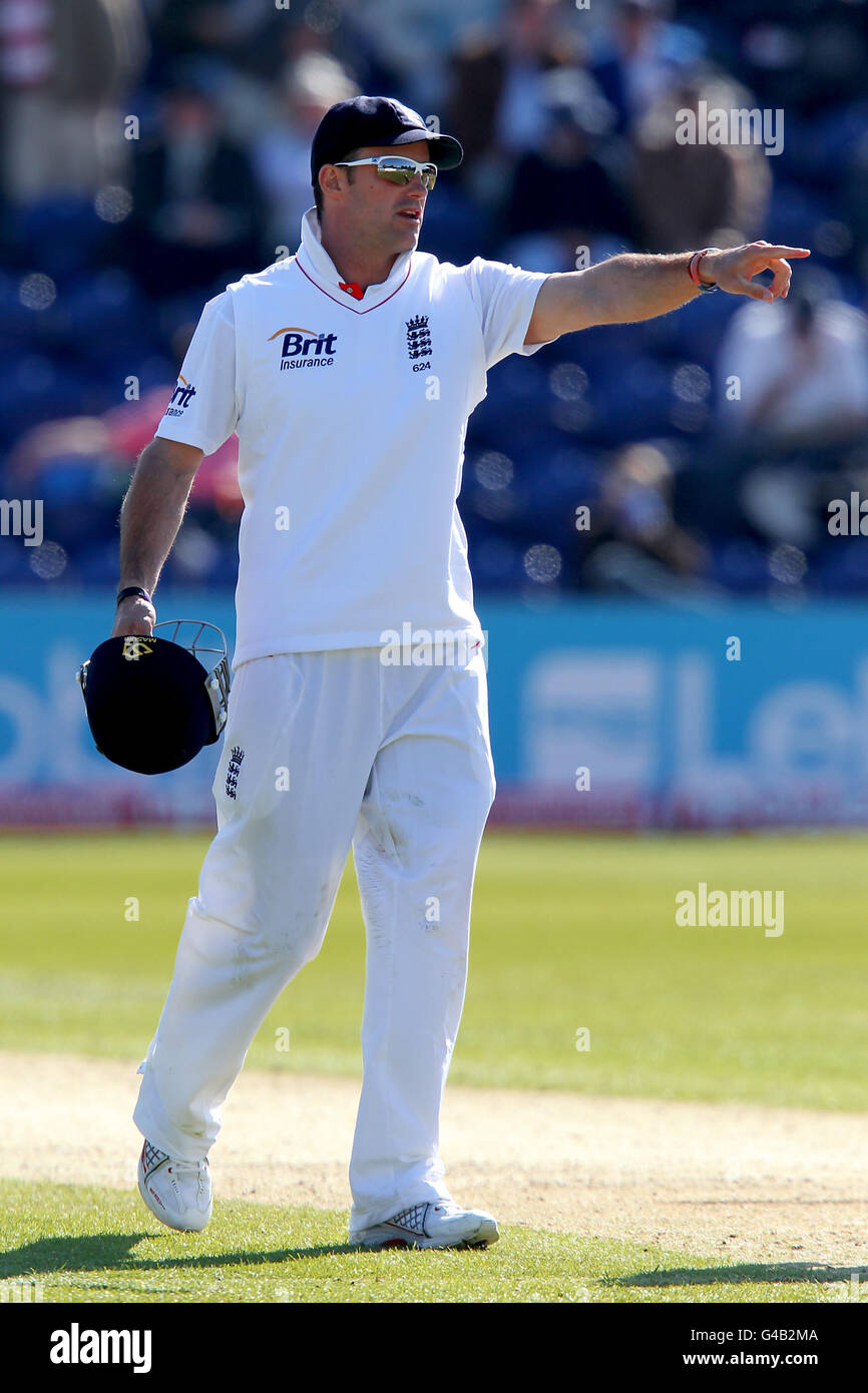 KricketStadium - Npower erste Test - Tag 2 - England V Sri Lanka - SWALEC Stockfoto