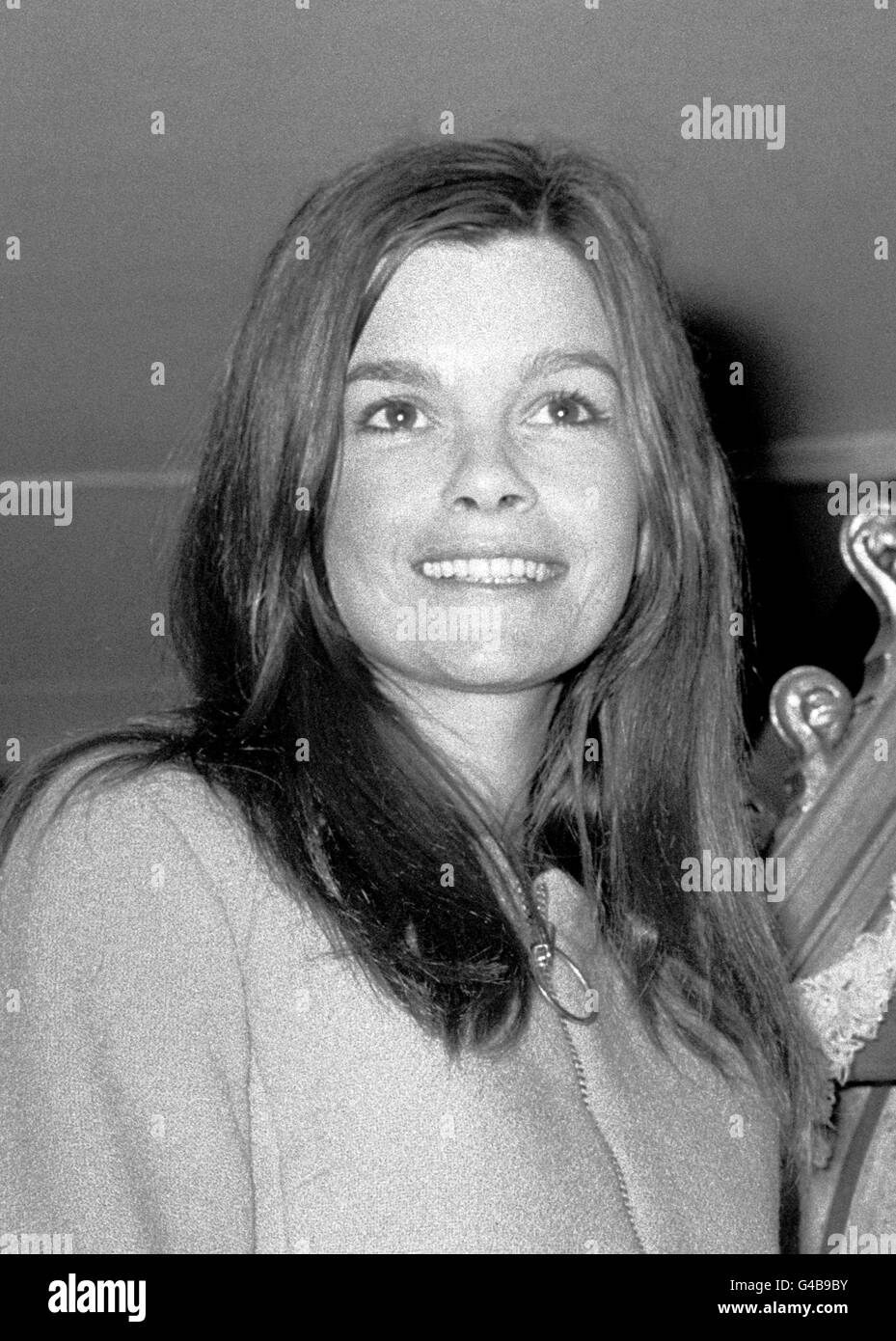 PA NACHRICHTEN,FOTO 19/2/70 GENEVIEVE BUJOLD. PA NACHRICHTEN,FOTO 19/2/70 GENEVIEVE BUJOLD Stockfoto