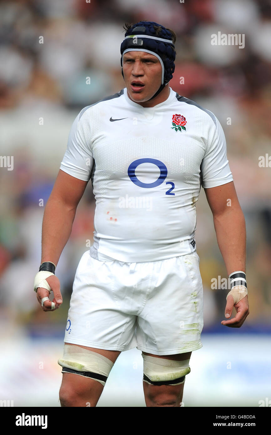Rugby Union - Churchill Cup - England Sachsen gegen USA - Franklin's Gardens. Tom Johnson, England Stockfoto