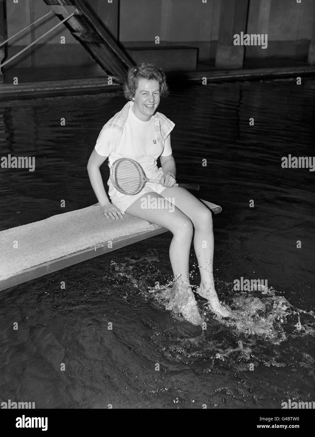 Frauen Squash Squash - Schläger Meisterschaft - Landsdowne Club, London Stockfoto