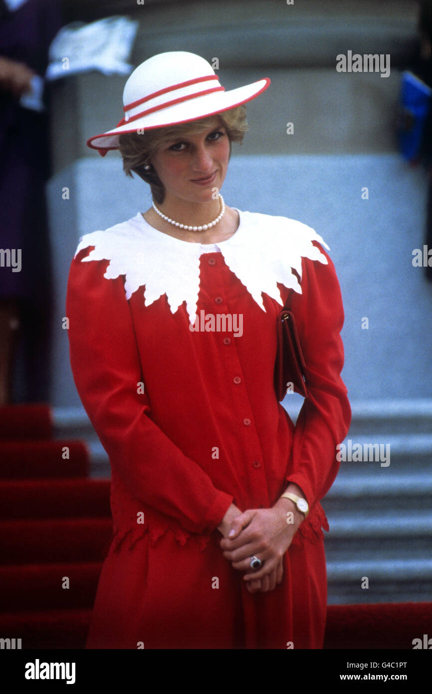 Royalty - Prinz und die Prinzessin von Wales nach Kanada zu besuchen Stockfoto