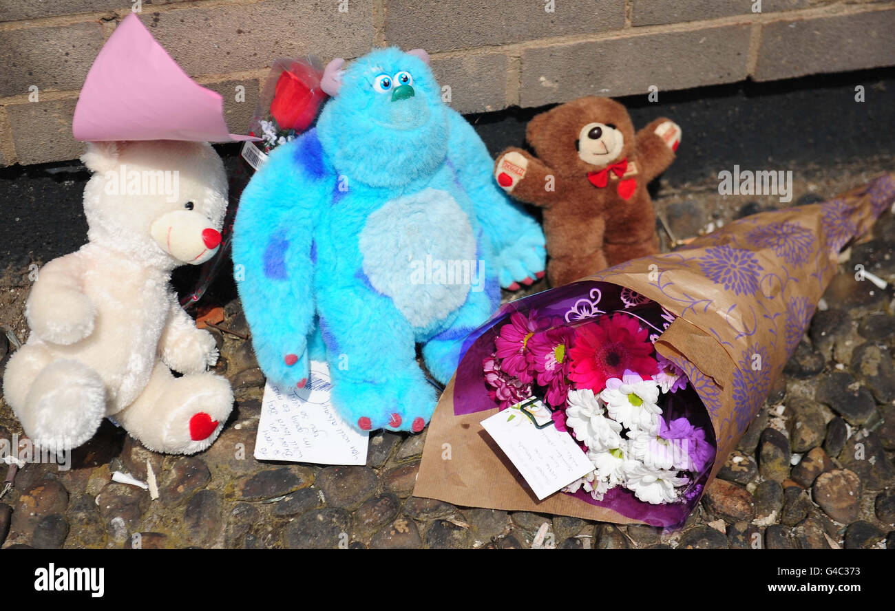 Junge fällt bis zu seinem Tod in Leeds Stockfoto