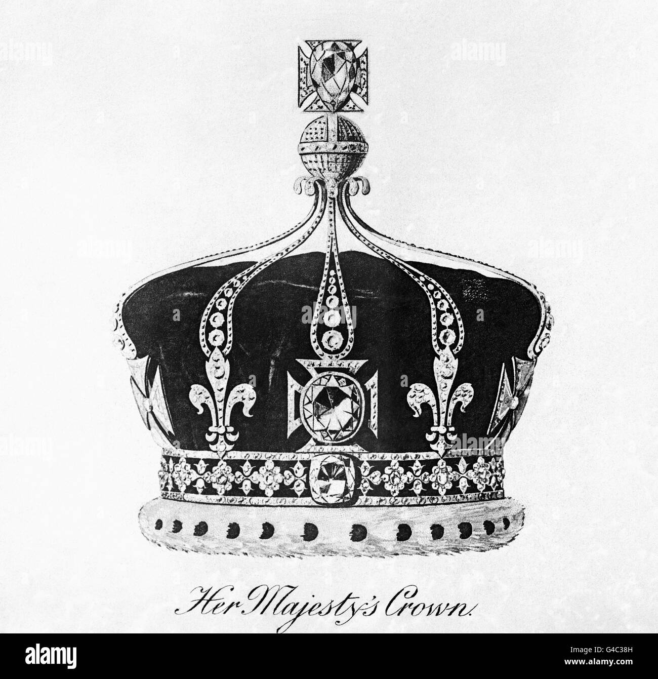 Royalty - Krönung von George V - London Stockfoto